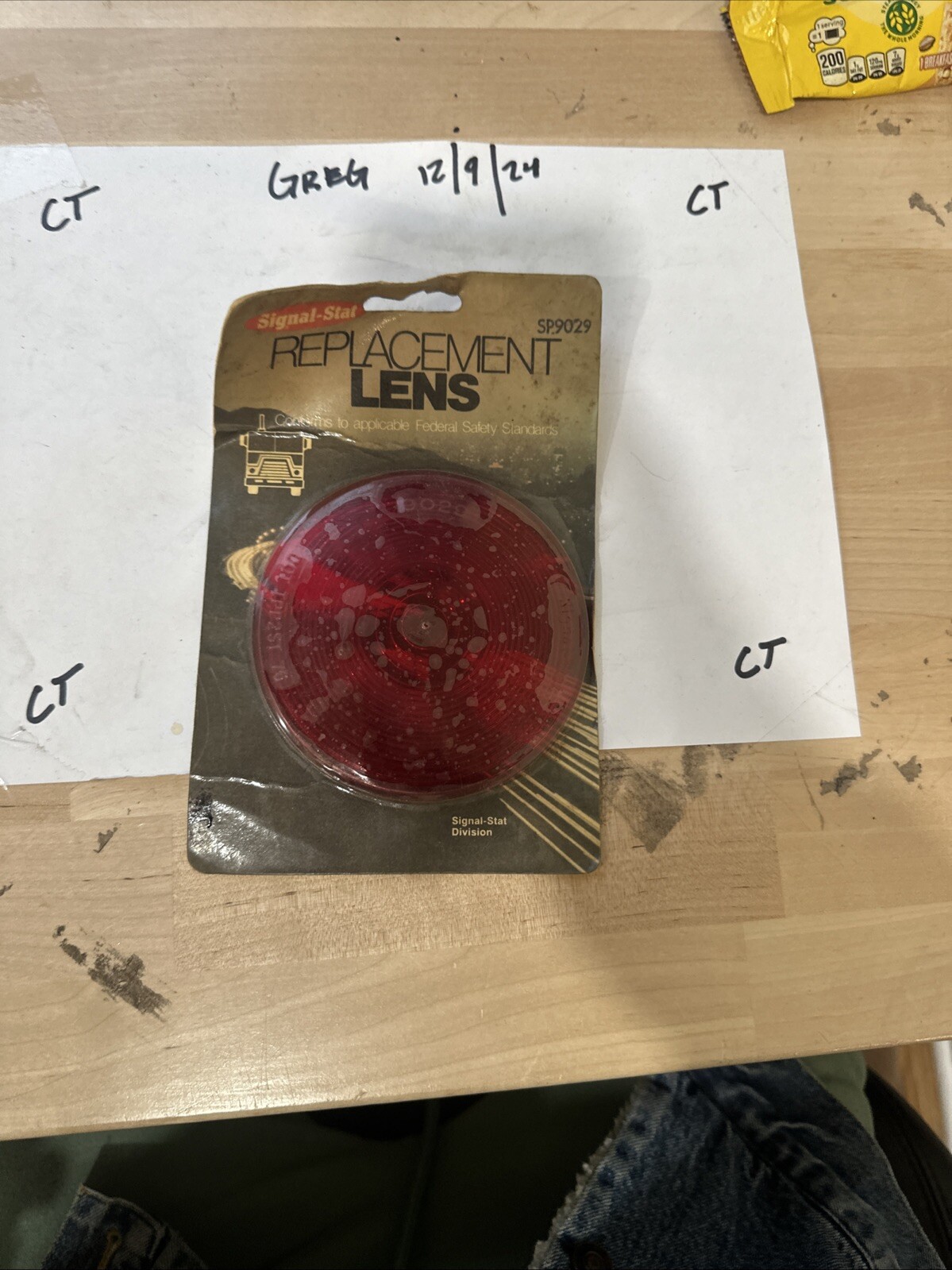 Signal-Stat 9029 Red Replacement Lens