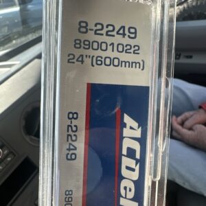 Single Ac Delco 8-2249R 89001023 24" 600mm Performance Wiper Blade