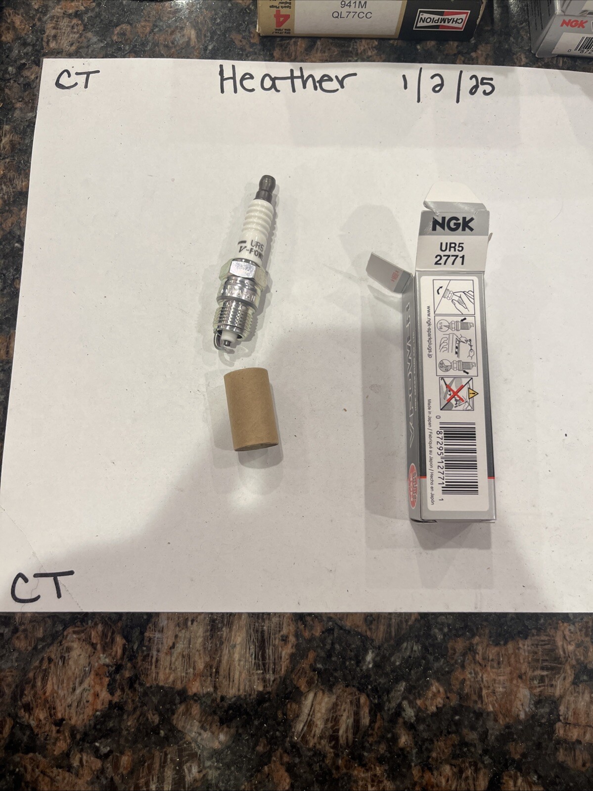 Spark Plug-V-Power NGK 2771 UR5 - Image 3