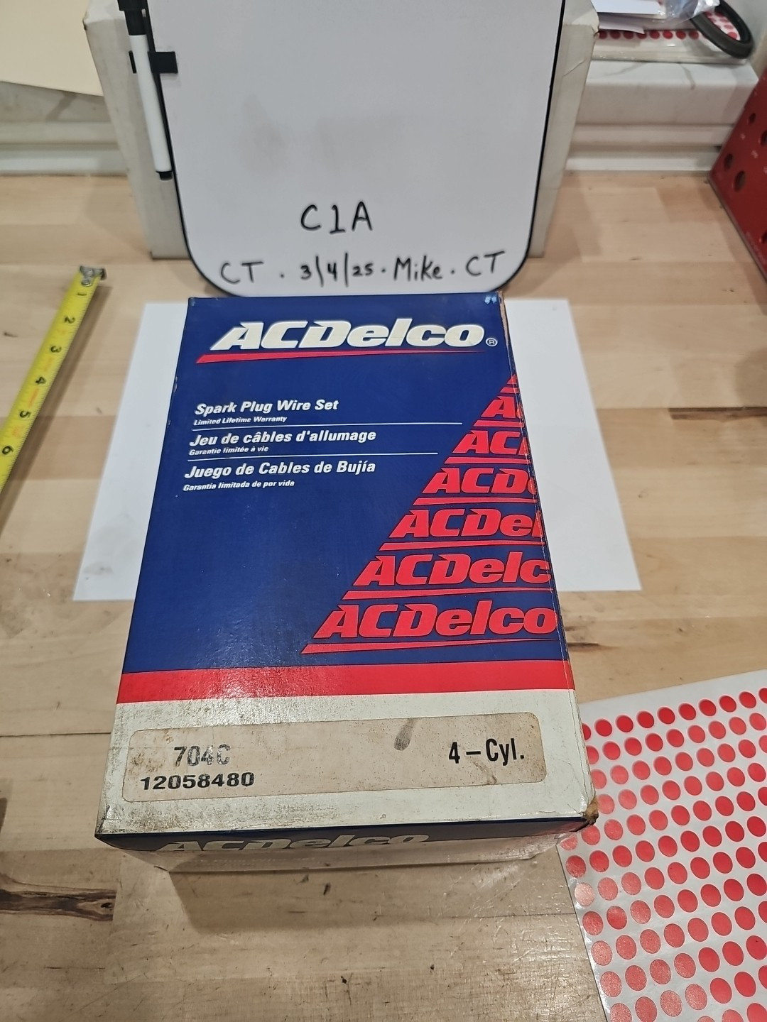 Spark Plug Wire Set 7mm ACDELCO GM Original Equipment OE 704C (12058480) - Image 3