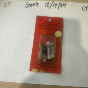 Spst Lock Switch  Round Key Safe House 49-523