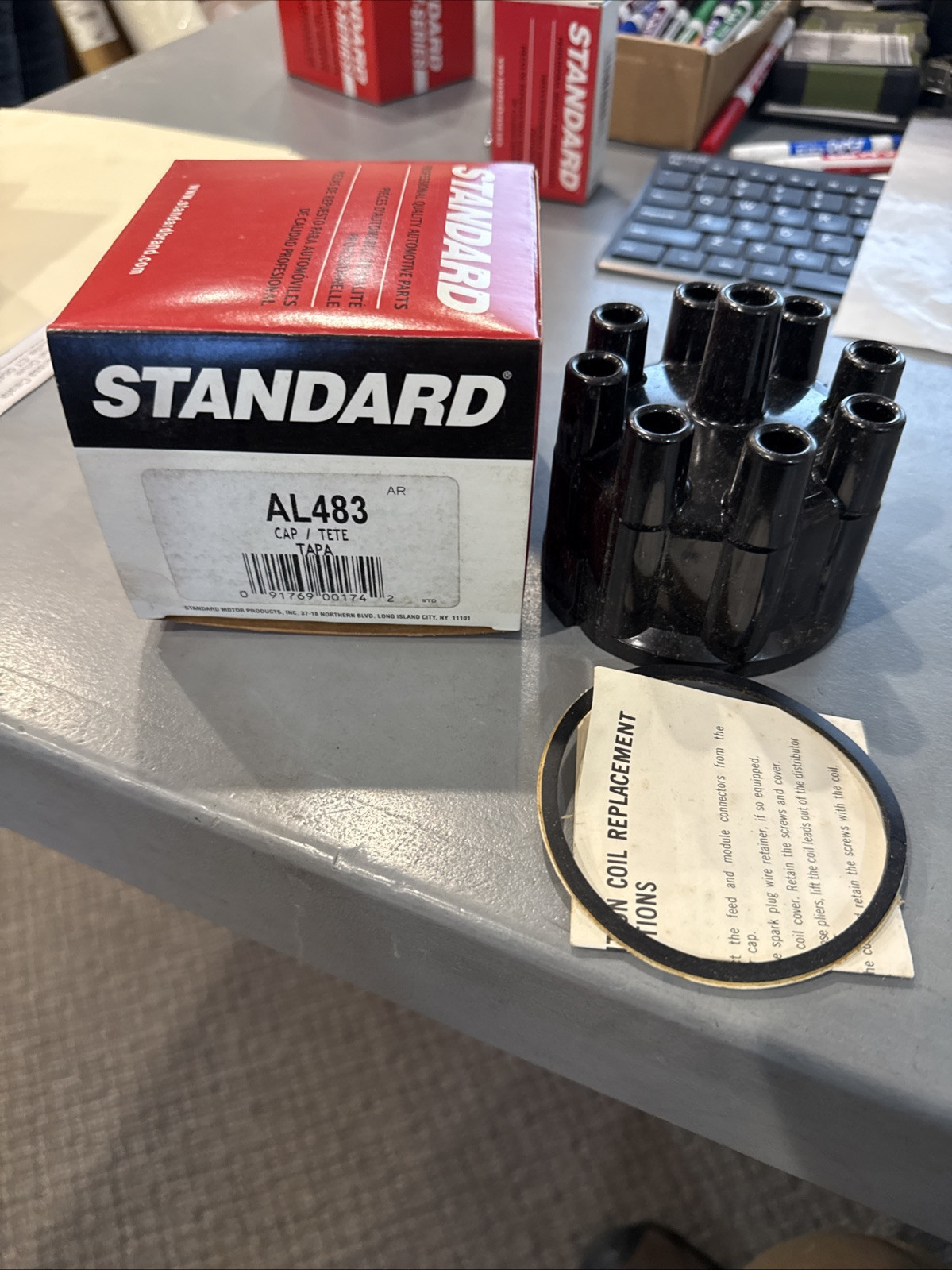 Standard #AL483 Ignition Distributor Cap.