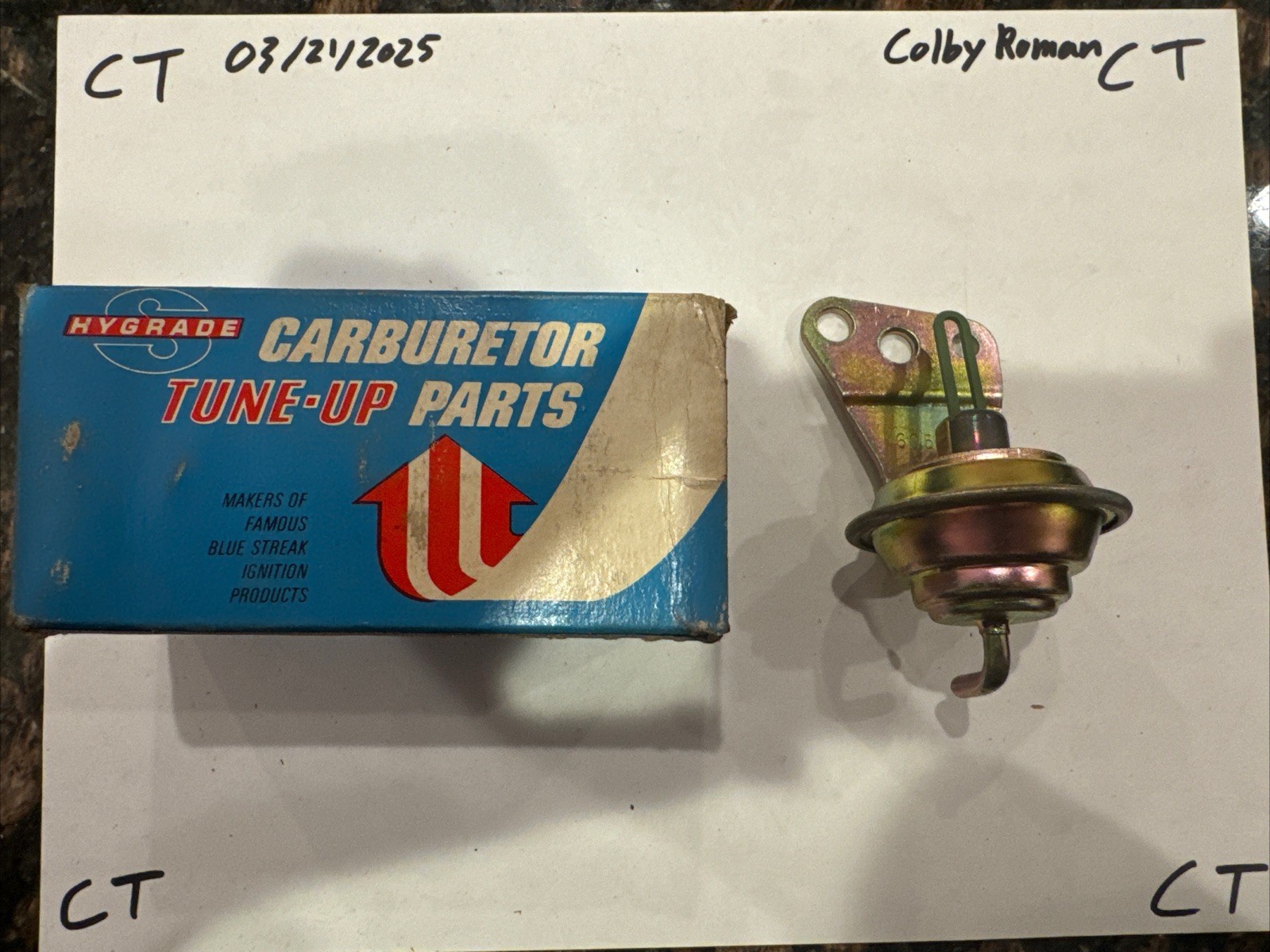 Standard Hygrade Carburetor Tune-up Parts CPA232