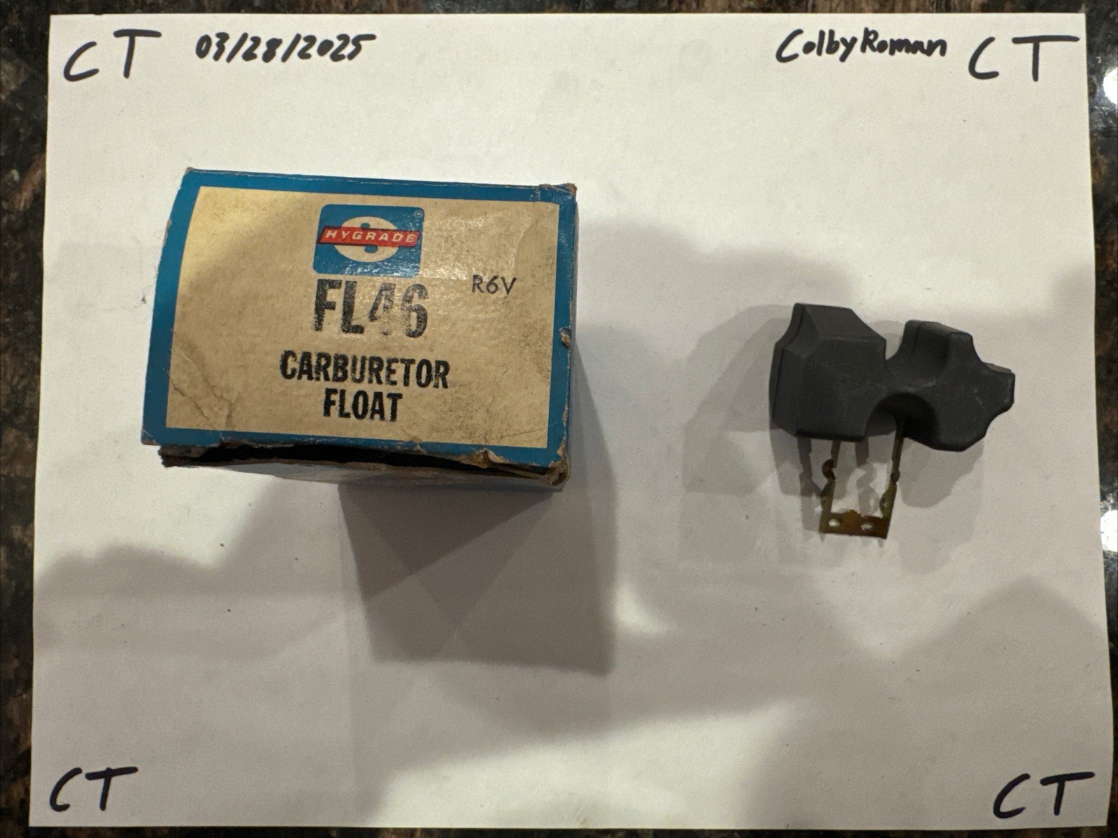Standard Ignition FL46 Hygrade Carb. Float