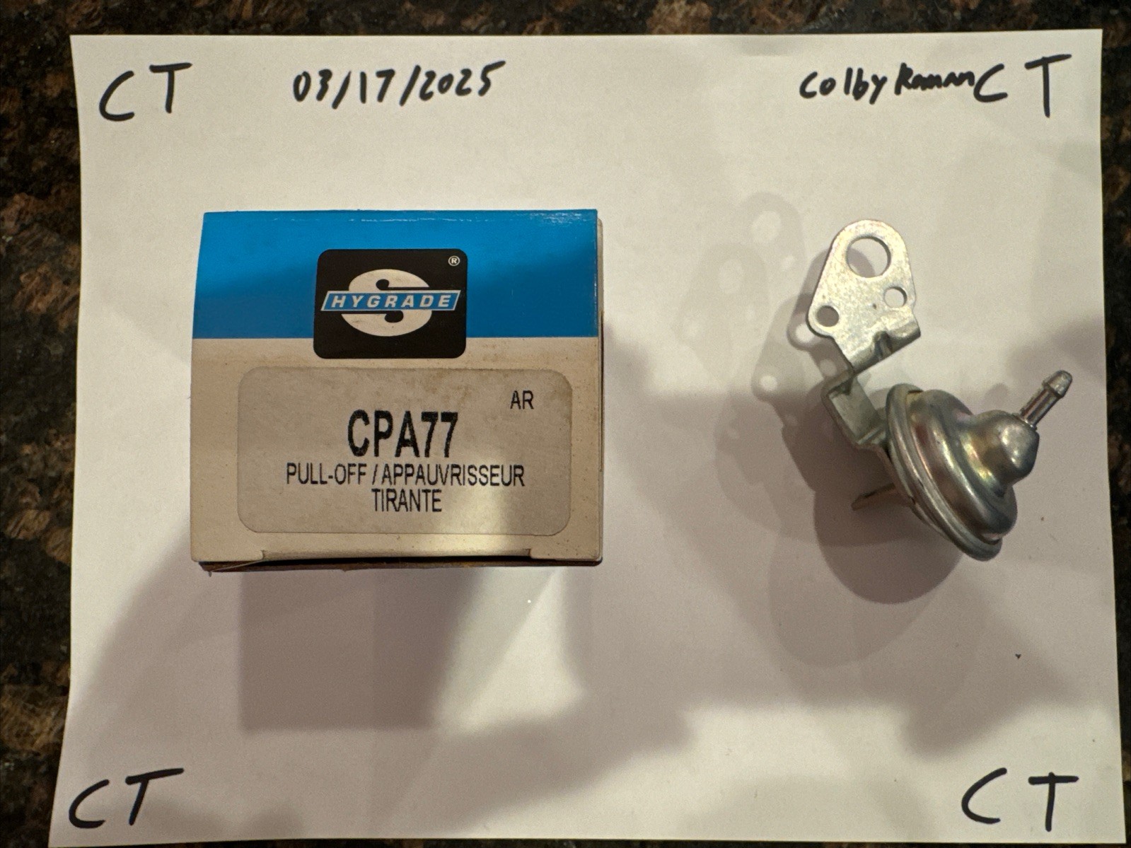 Standard Motor Products CPA77 Choke Pull Off - Image 3