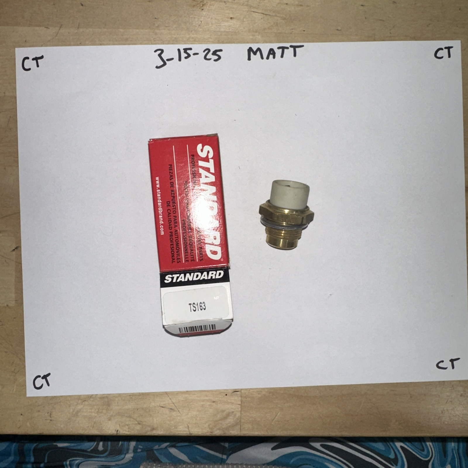 Standard Motor Products Engine Cooling Fan Switch TS163