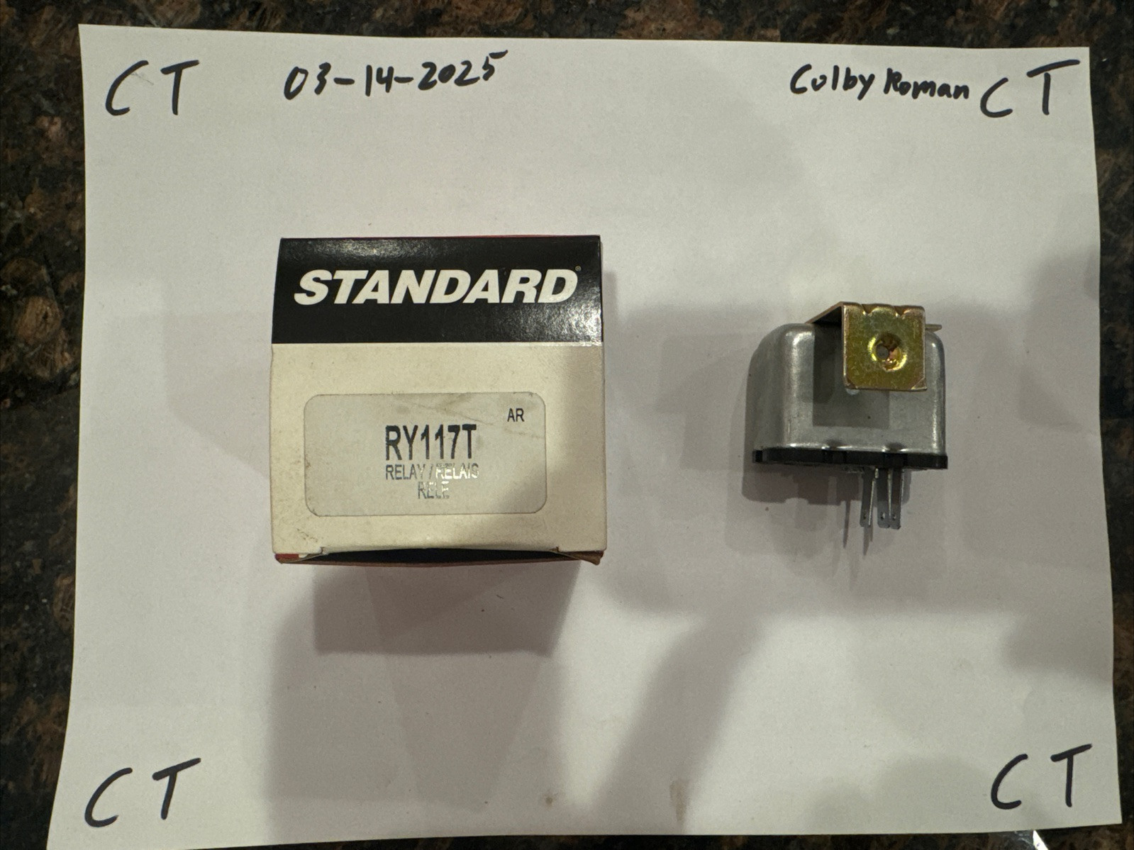 Standard Motor Products RY117T A/C Auto Temperature Control Relay