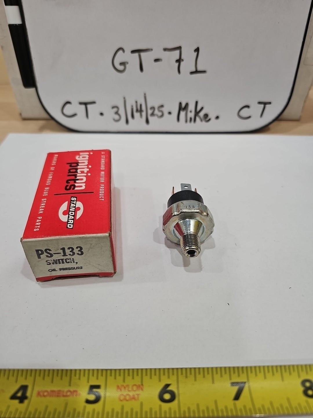 Standard PS-133 Oil Pressure Switch 78-86 American Motors 83-84 Buick 83 Chevy - Image 5