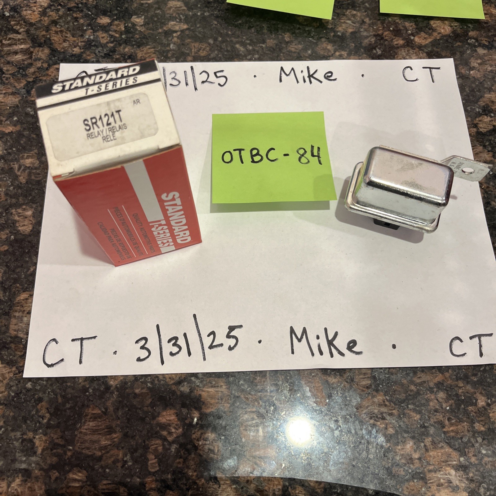 Standard SR121T Relay