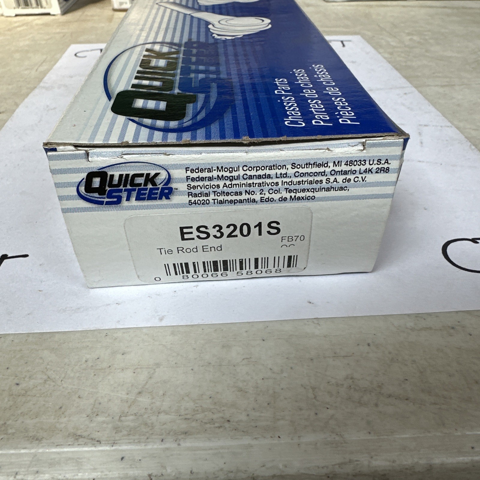 Steering Tie Rod End Adjusting Sleeve QuickSteer ES362S - Image 3