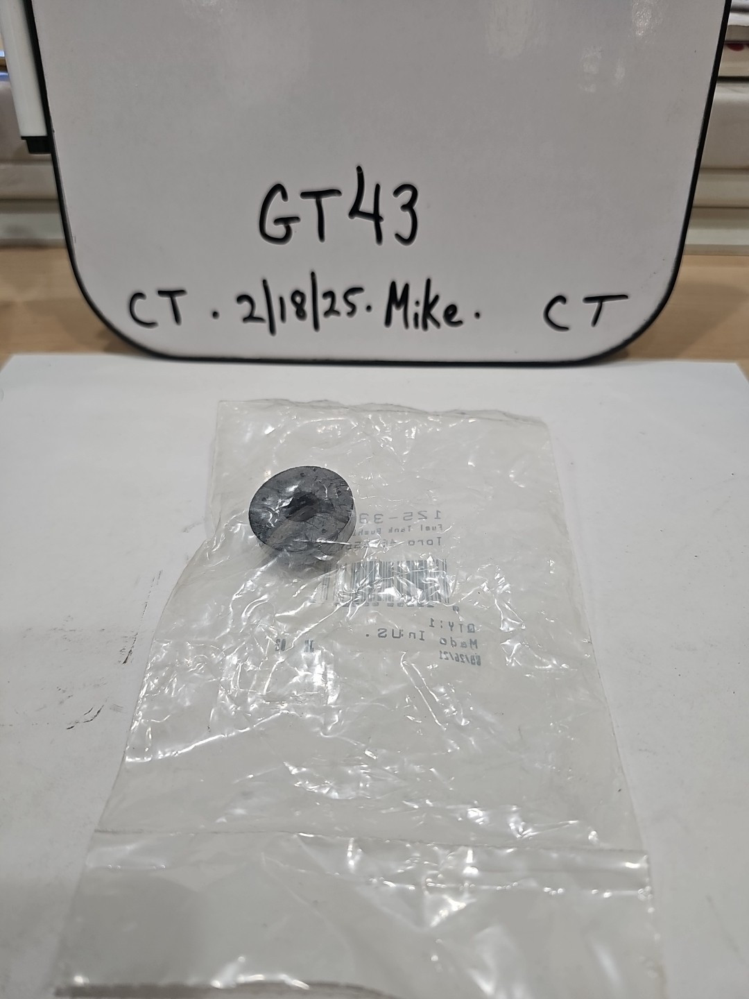 Stens Fuel Tank Bushing 125-336 (Toro 46-6560) - Image 3