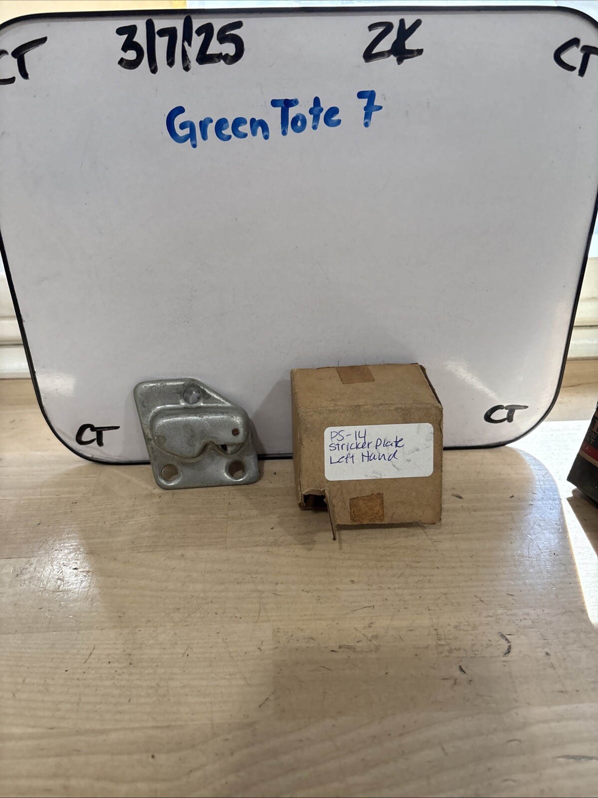 Striker Plate Door Lock PS-14 BAAA-8122008-A 1955 Ford Lincoln Mercury LEFT HAND - Image 3