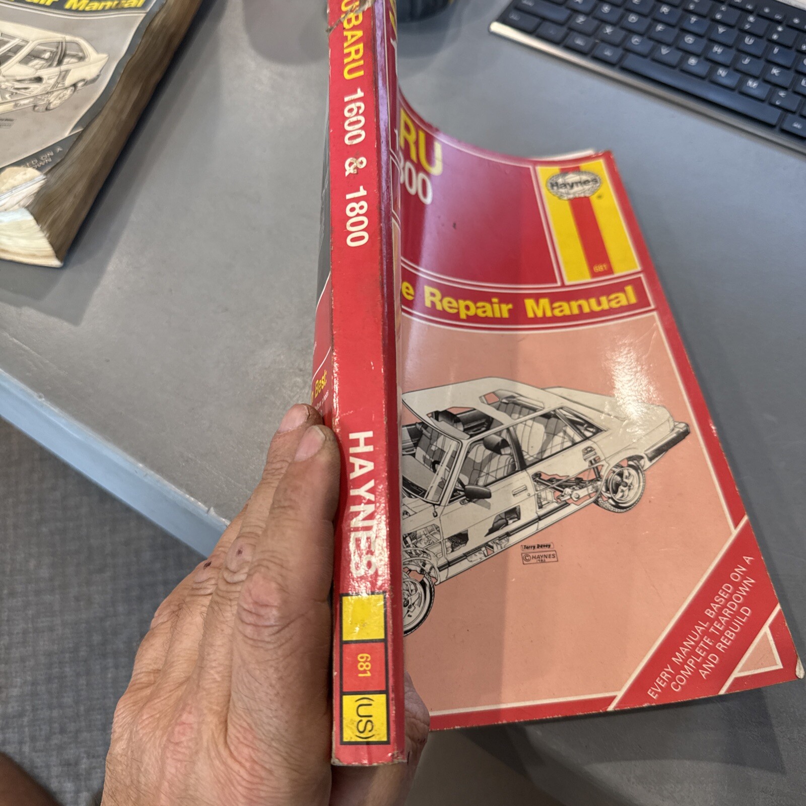 Subaru 1600 & 1800 Automotive Repair Manual 1980 Thru 1988 Haynes 681 - Image 3