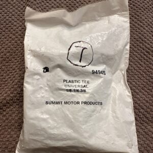 Summit Motor Products Plastic Tee 1/8-1/4-3/8 Universal Tee 9494s Bag Of 7