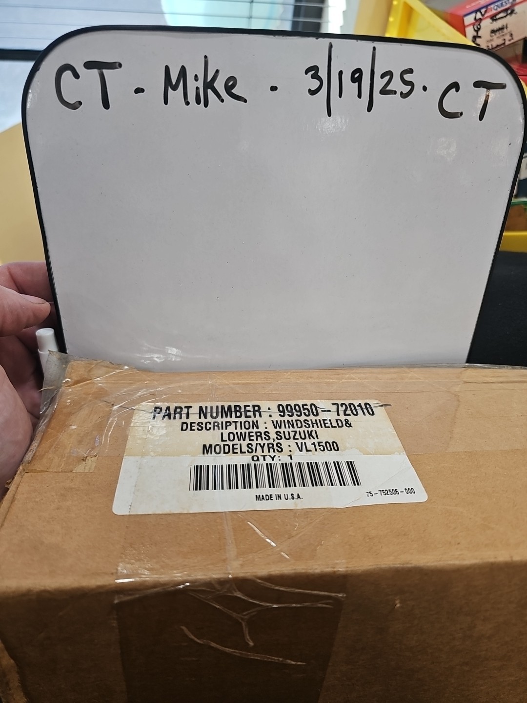 Suzuki 99950-72010 VL1500 Windshield & Lowers Genuine OEM NOS