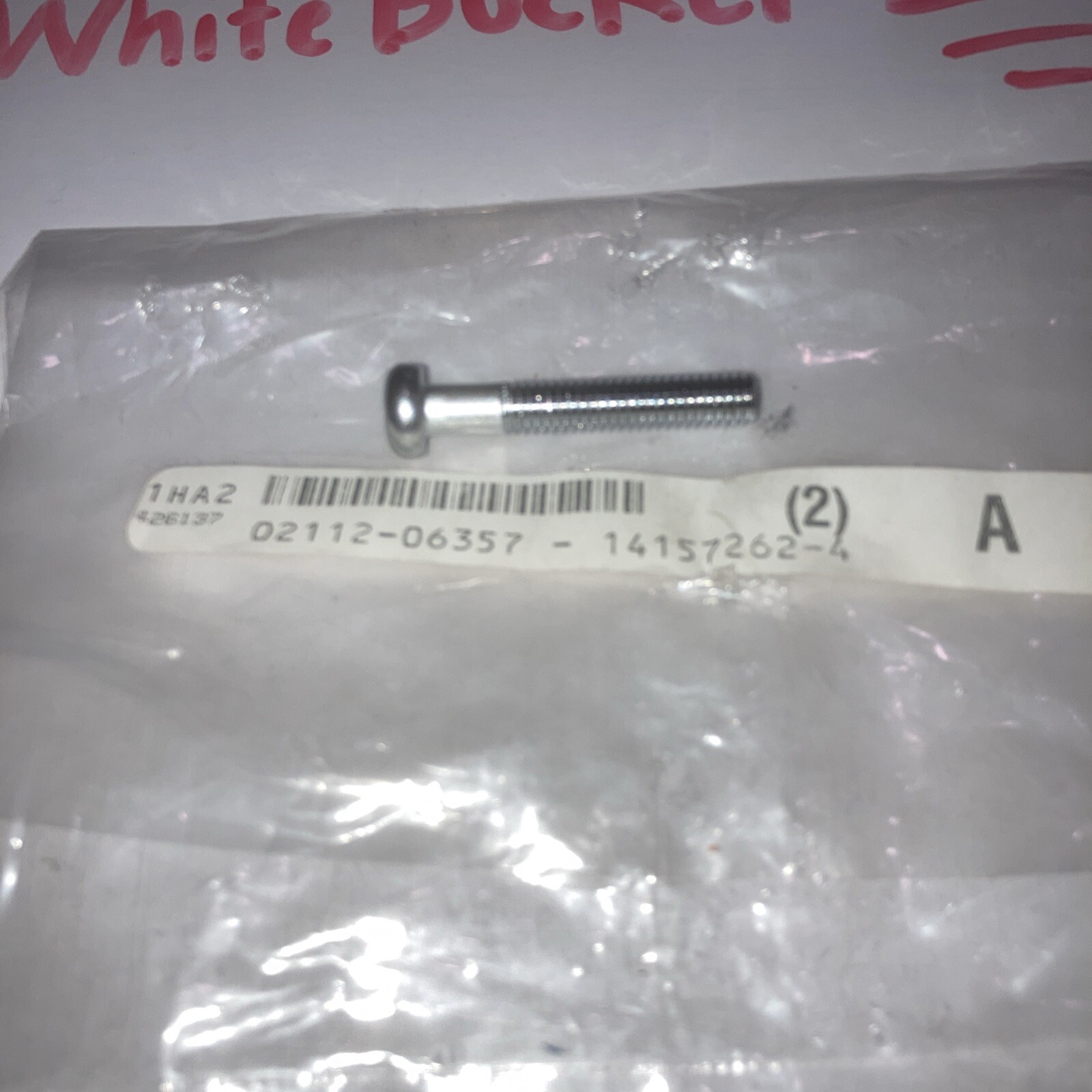 Suzuki NOS NEW 02112-06357 Screw 6x35 Single Screw - Image 4