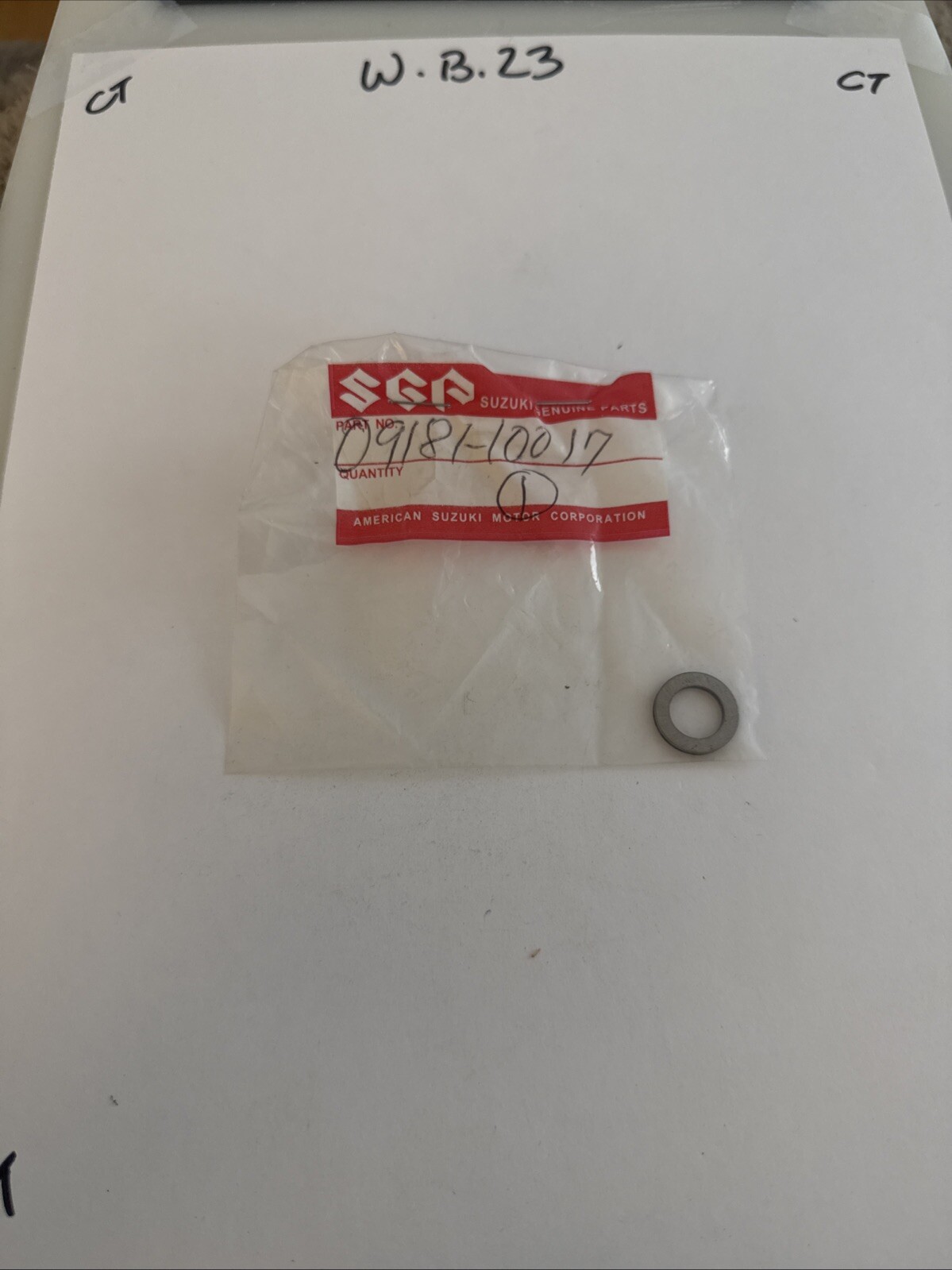 Suzuki Washer 09181-10017