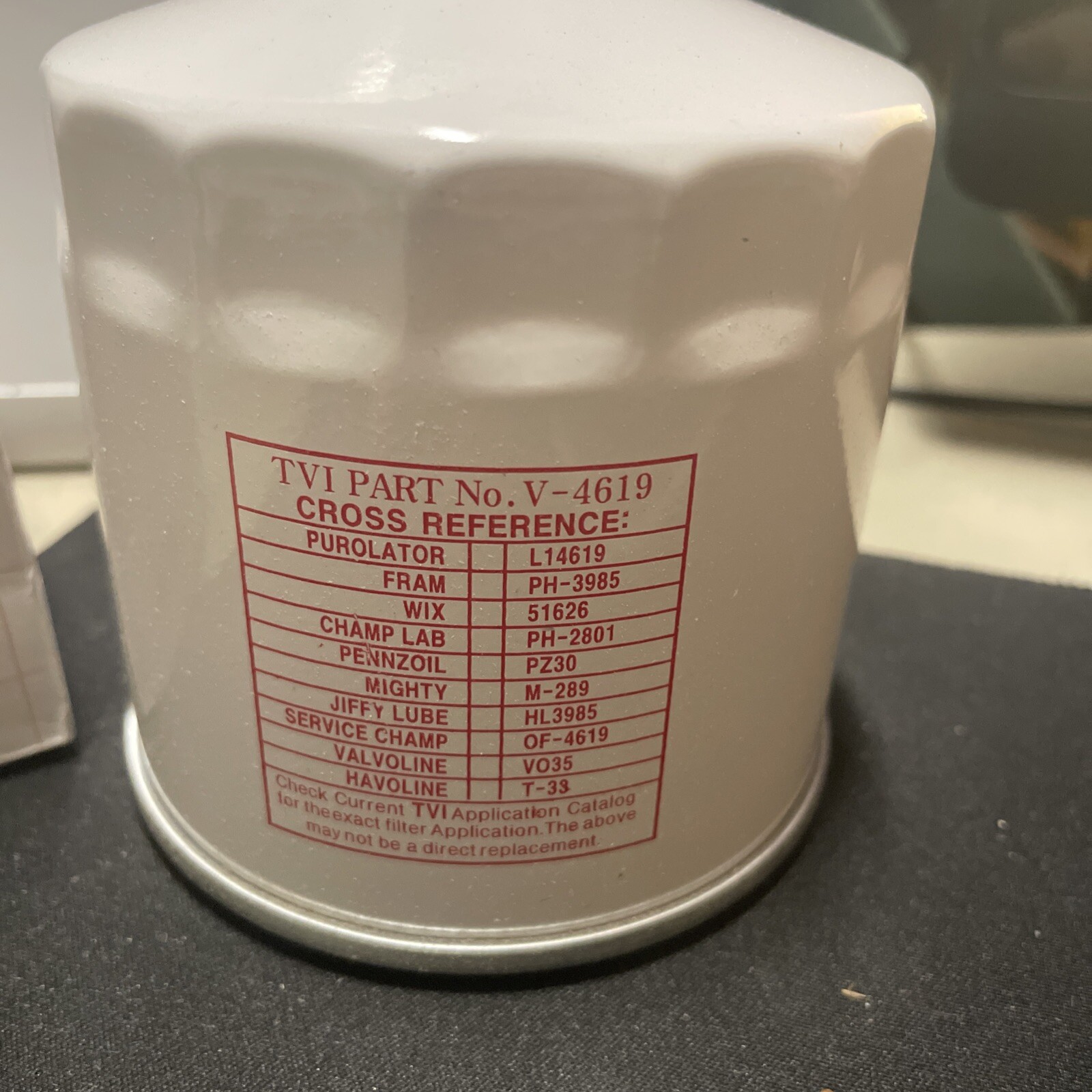 TVI V-4619 Oil Filter NOS - Image 3