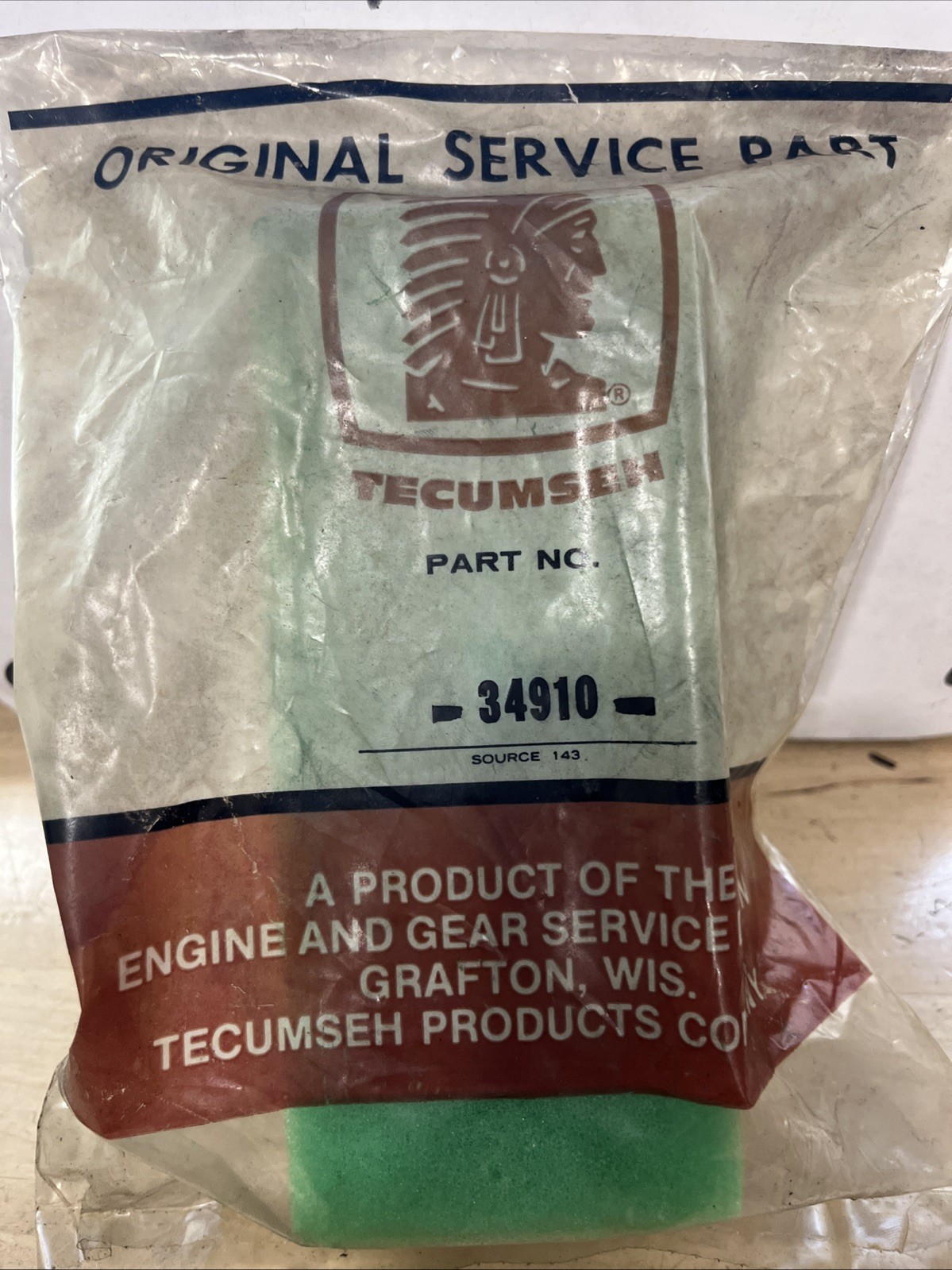 Tecumseh 34910 Foam Air Filter - Image 3