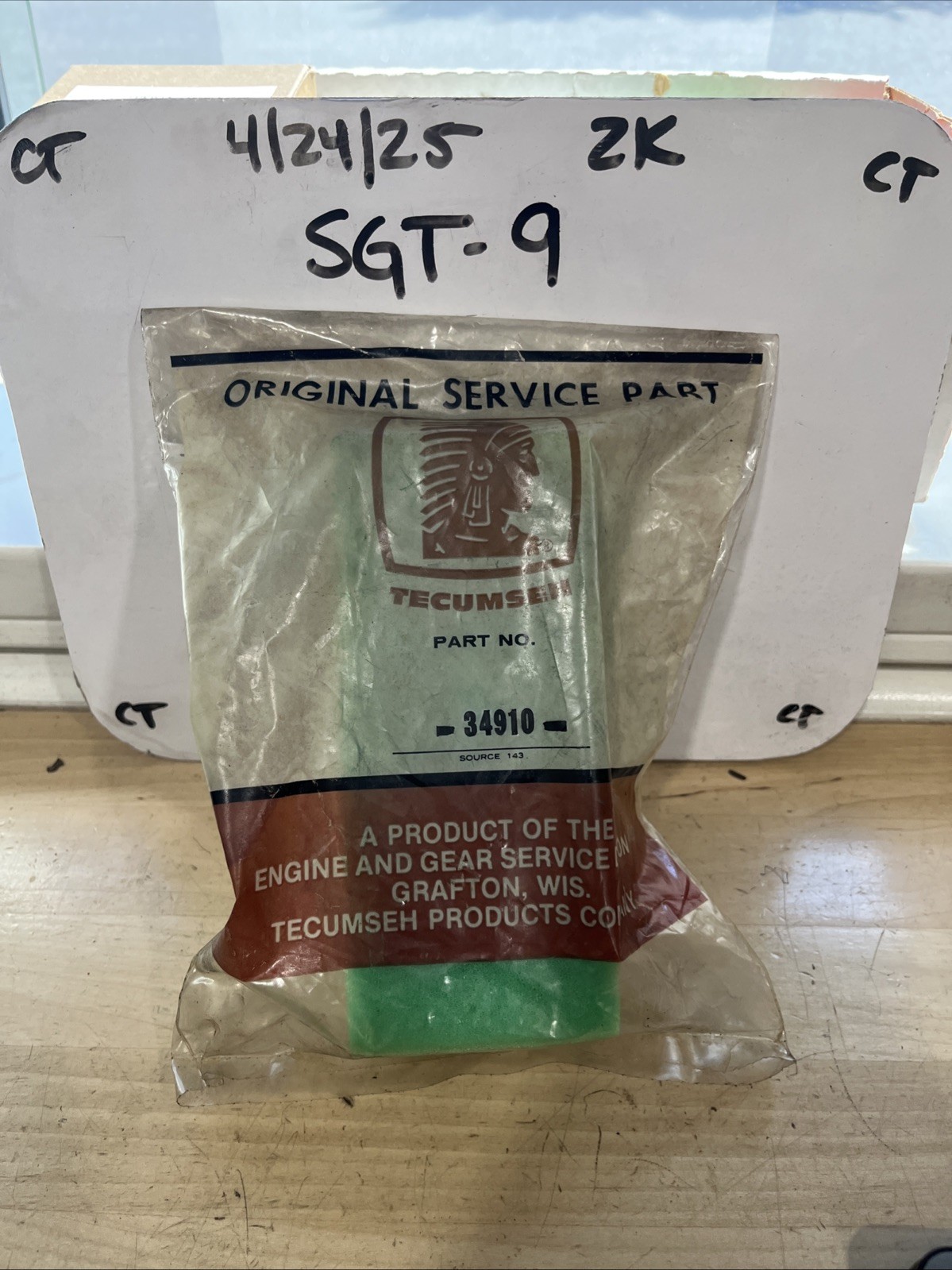 Tecumseh 34910 Foam Air Filter