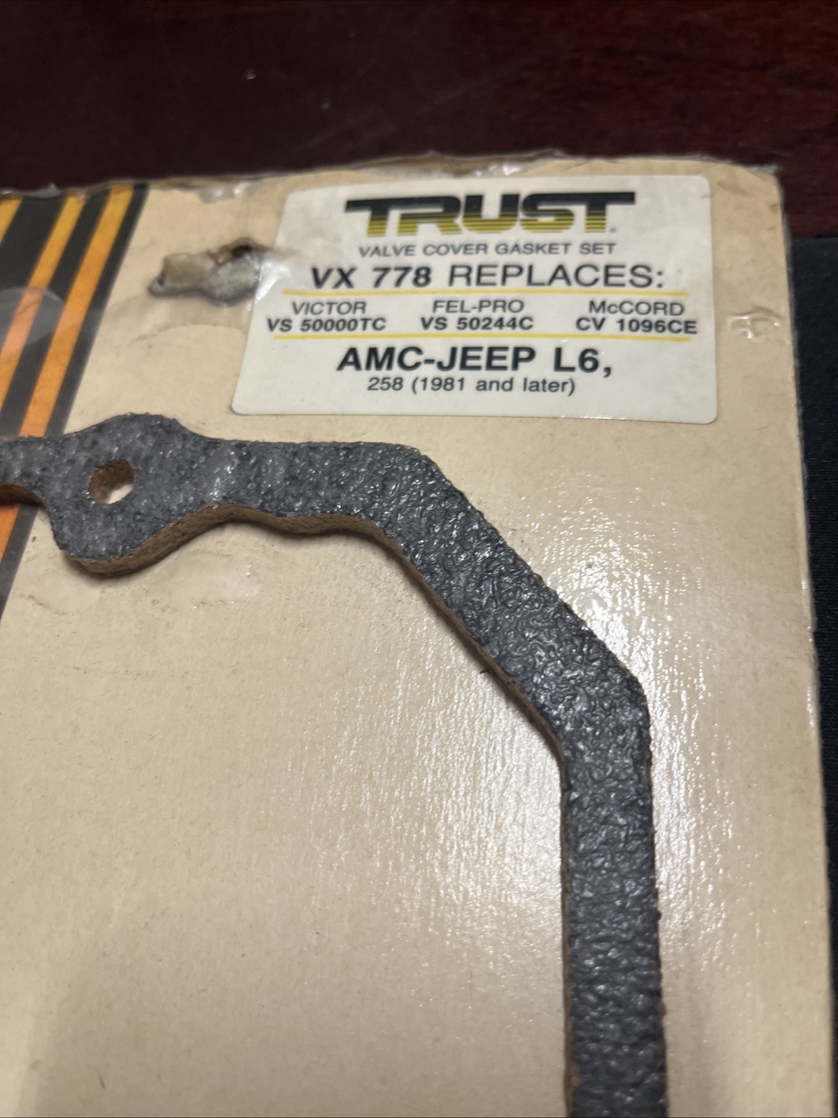 Trust Valve Cover Gasket VX 778 Fel-pro VS 50244C - Image 3