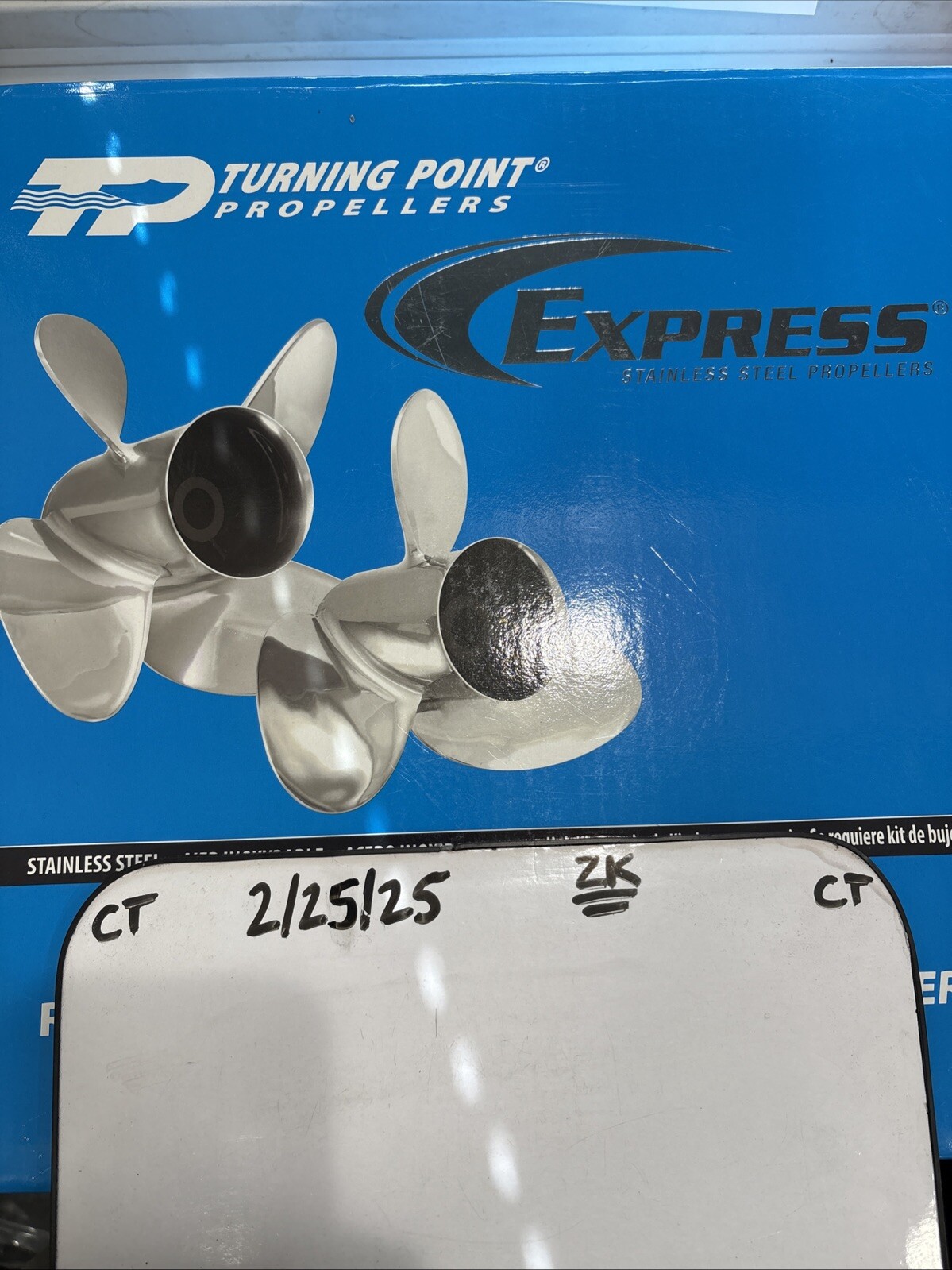 Turning Point EX-1417L Express Mach 3 14.25 x 17 LH Propeller SS 31501722 NEW