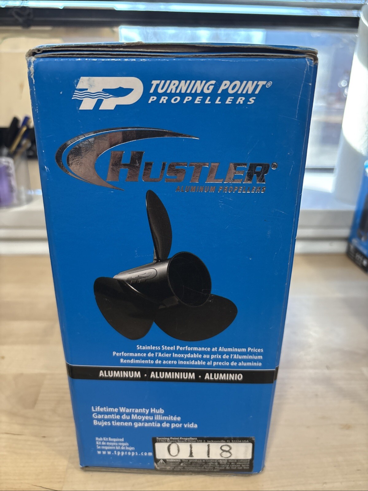 Turning Point Hustler Aluminum RH Prop 10.13 x 13 3-Blade #21201310 R1-1913 - Image 3