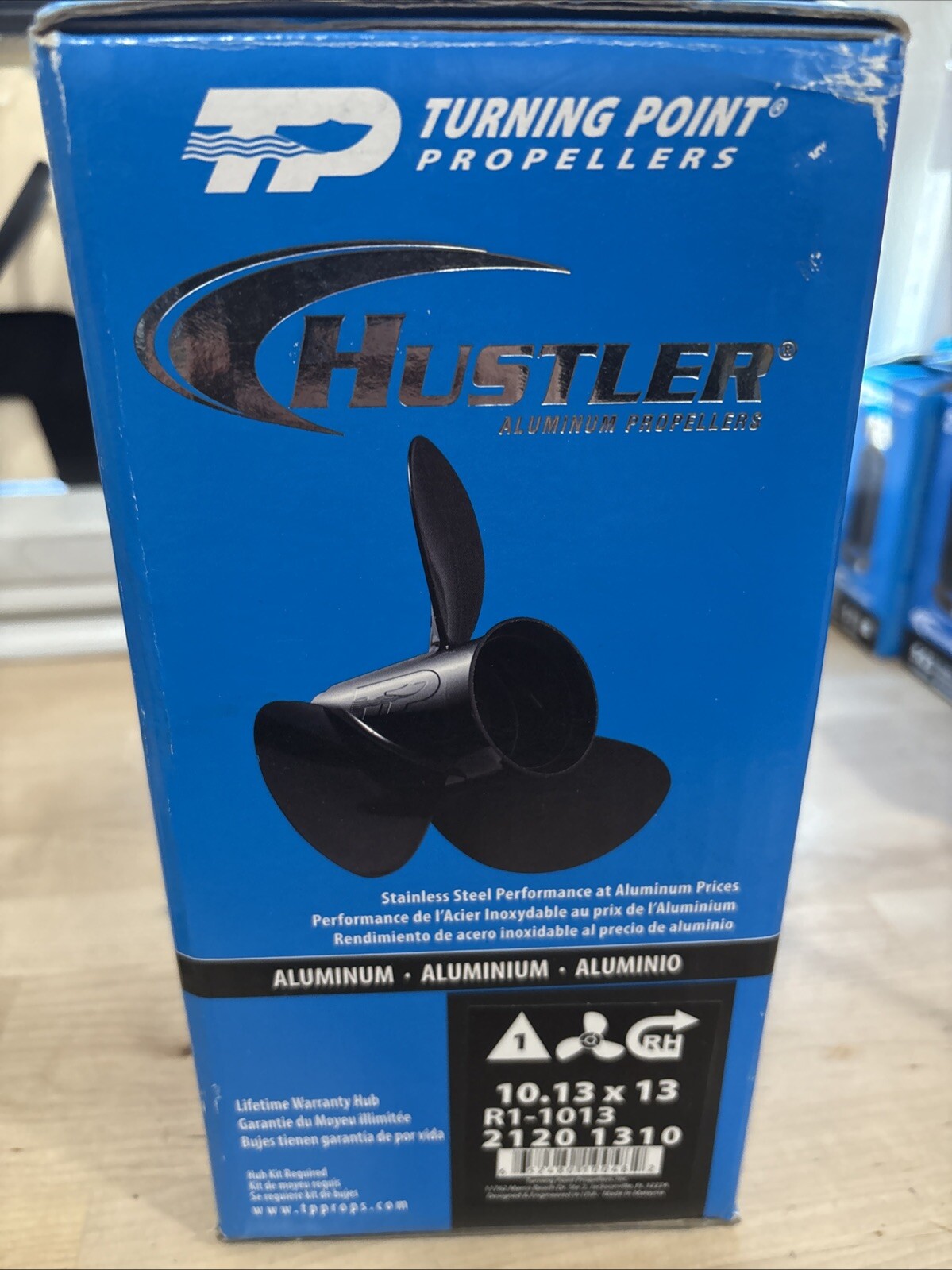 Turning Point Hustler Aluminum RH Prop 10.13 x 13 3-Blade #21201310 R1-1913 - Image 5