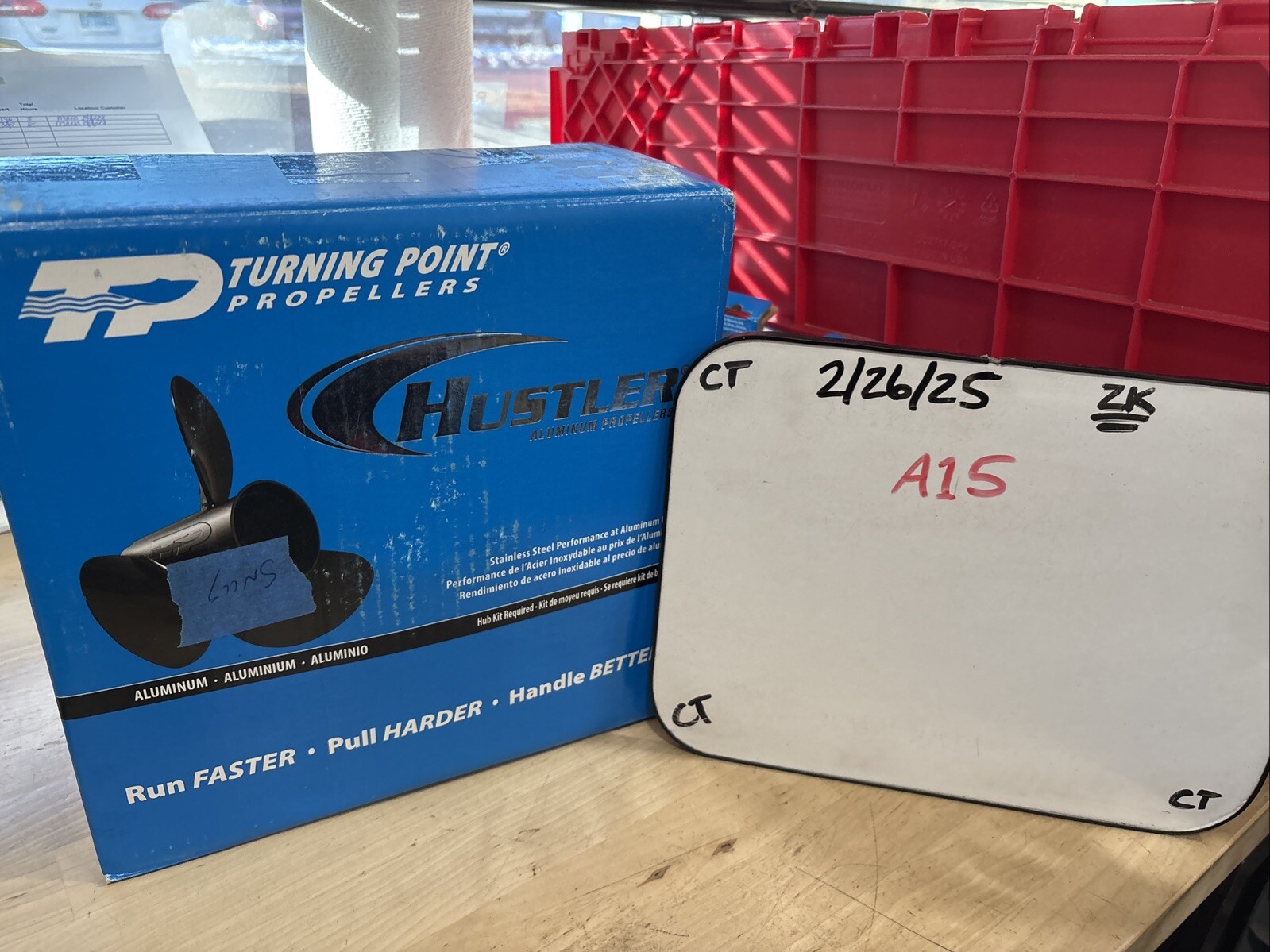 Turning Point Hustler Aluminum RH Prop 10.13 x 13 3-Blade #21201310 R1-1913