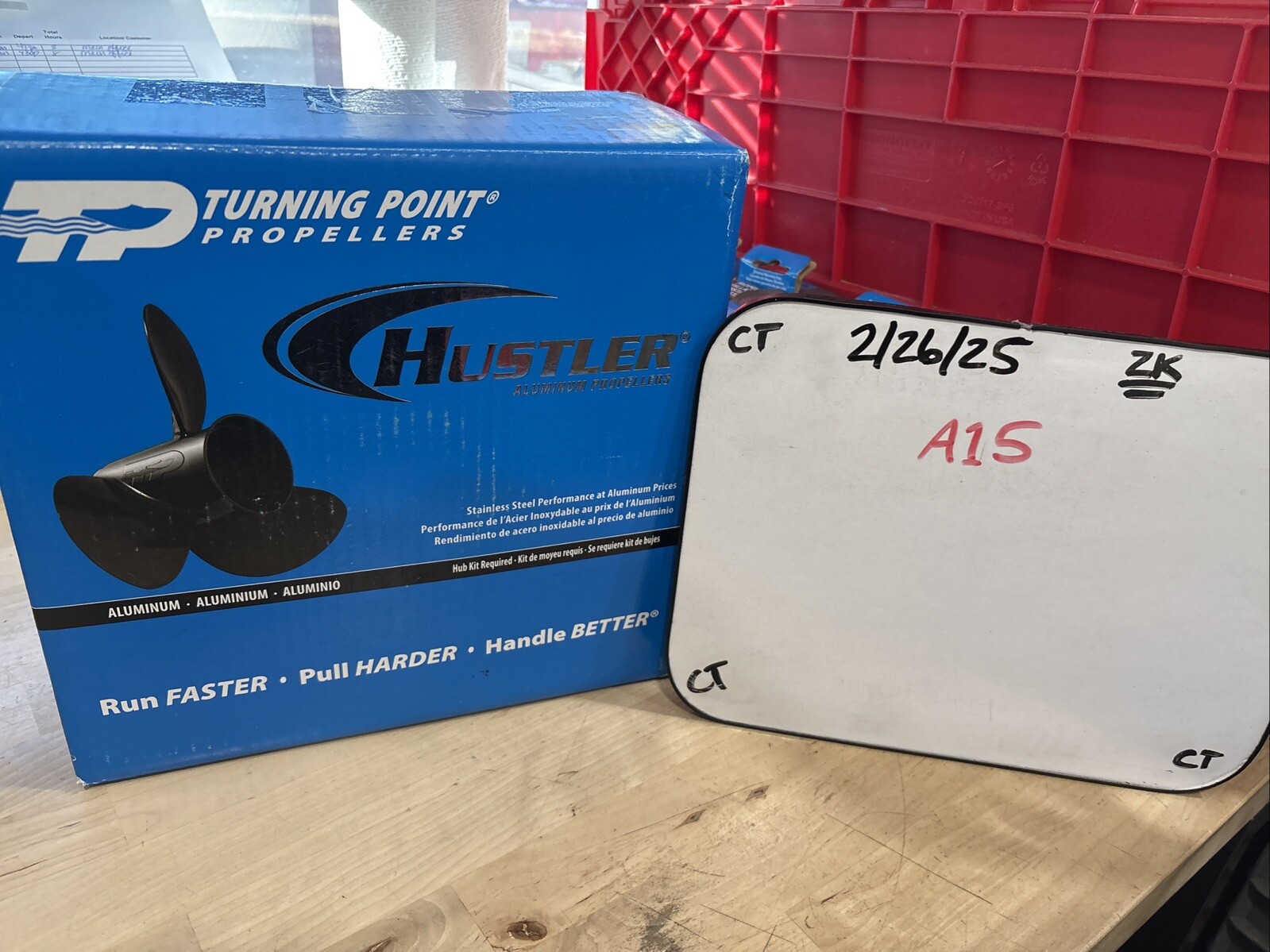 Turning Point Hustler Aluminum RH Prop 10.375 x 13 3-Blade #21211310 R2-1013