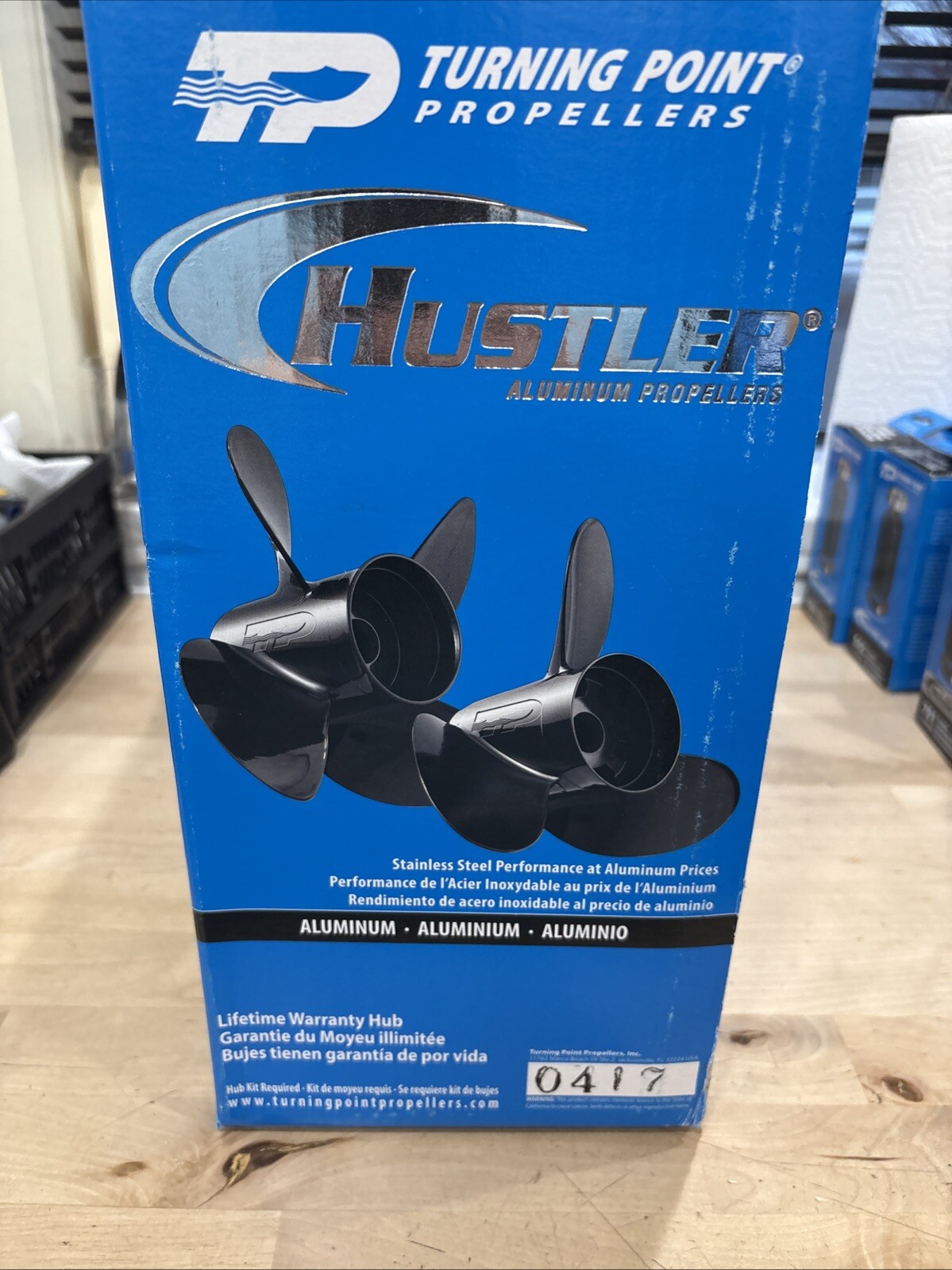 Turning Point LE-1423 Hustler Aluminum - RH Propeller - 14.25 X 23 (21502311) - Image 3