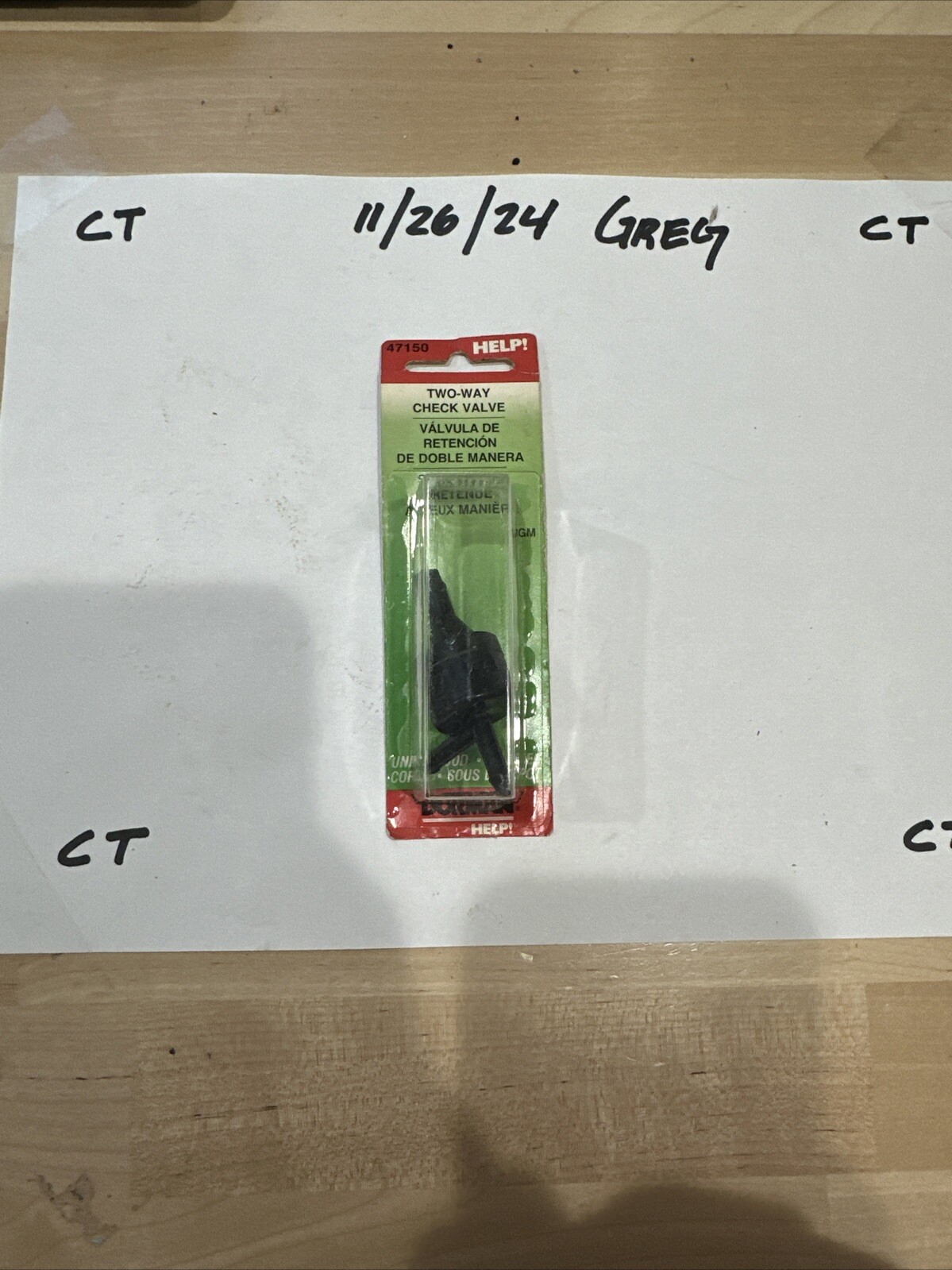 Vacuum Check Valve Dorman 47150