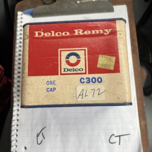 Vintage NOS OEM Delco Remy Distributor Cap C-300 Genuine GM 1972172 Sealed Box