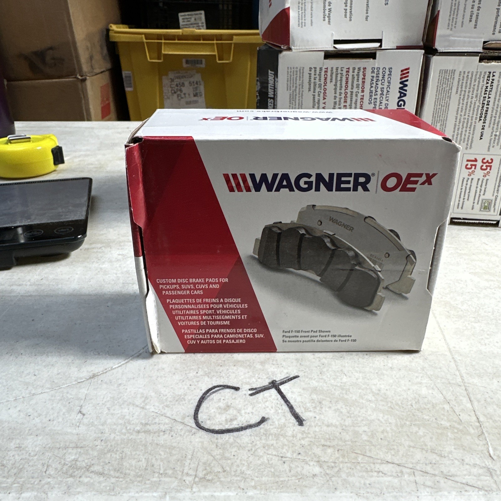 Wagner Brake OEX1879A Disc Brake Pad Set For Select 16-23 Lexus Toyota Models