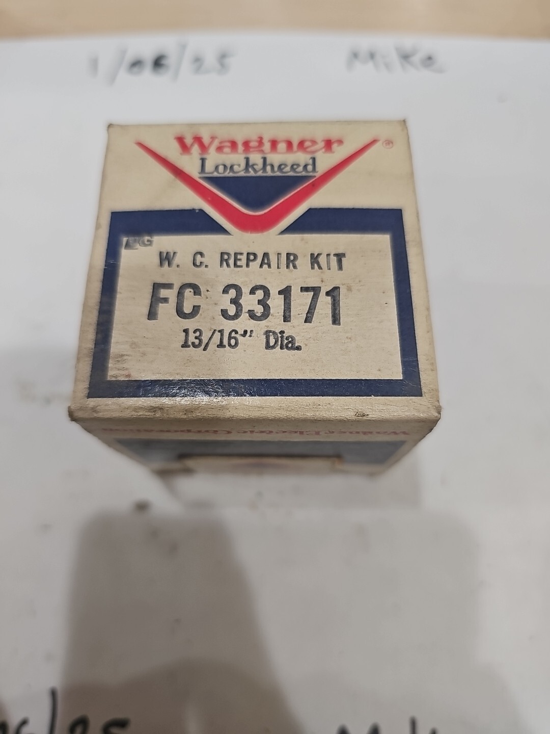 Wagner F33171 Brake Wheel Cylinder Repair Kit NEW OLD STOCK Box Unopened - Image 3