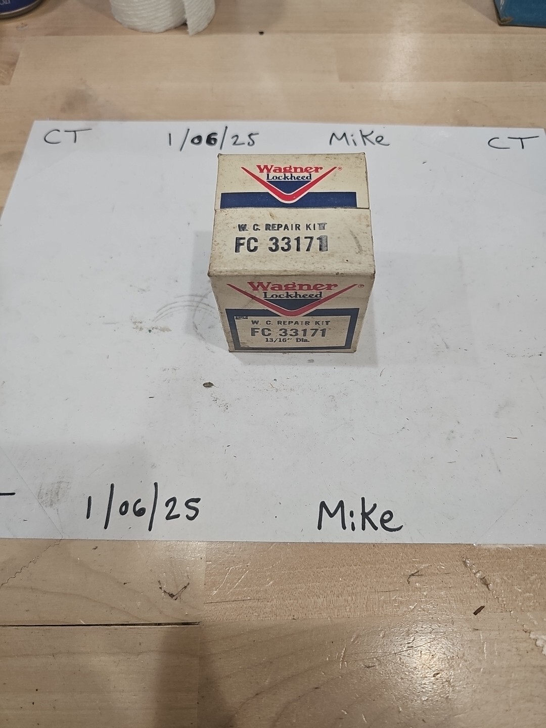 Wagner F33171 Brake Wheel Cylinder Repair Kit NEW OLD STOCK Box Unopened