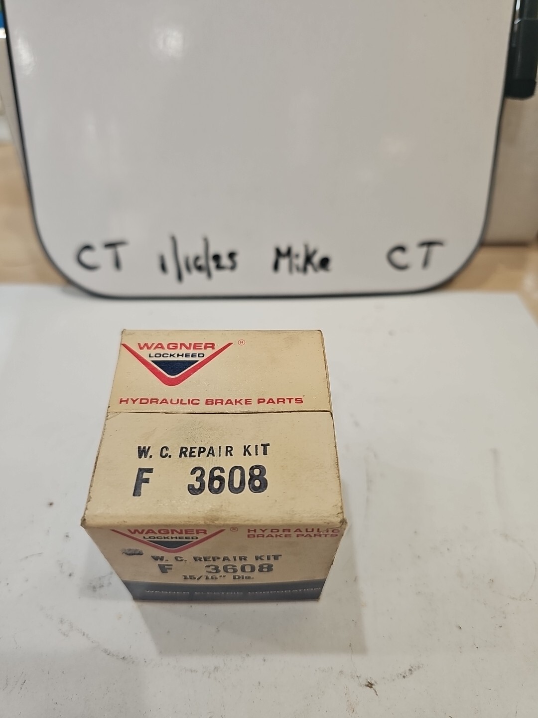 Wagner Lockheed F 3608 Wheel Cylinder W.C. Repair Kit 15/16" Dia. NOS - Image 3