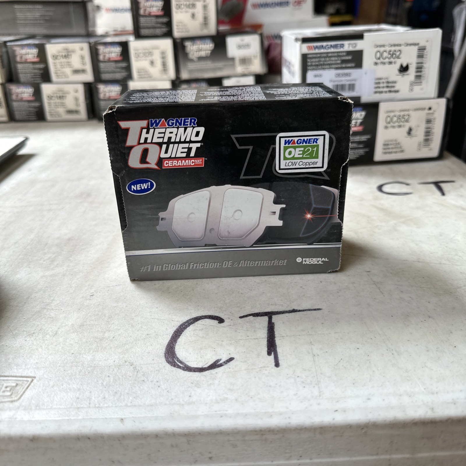 Wagner QC1632 ThermoQuiet Disc Brake Pad Set Ceramic