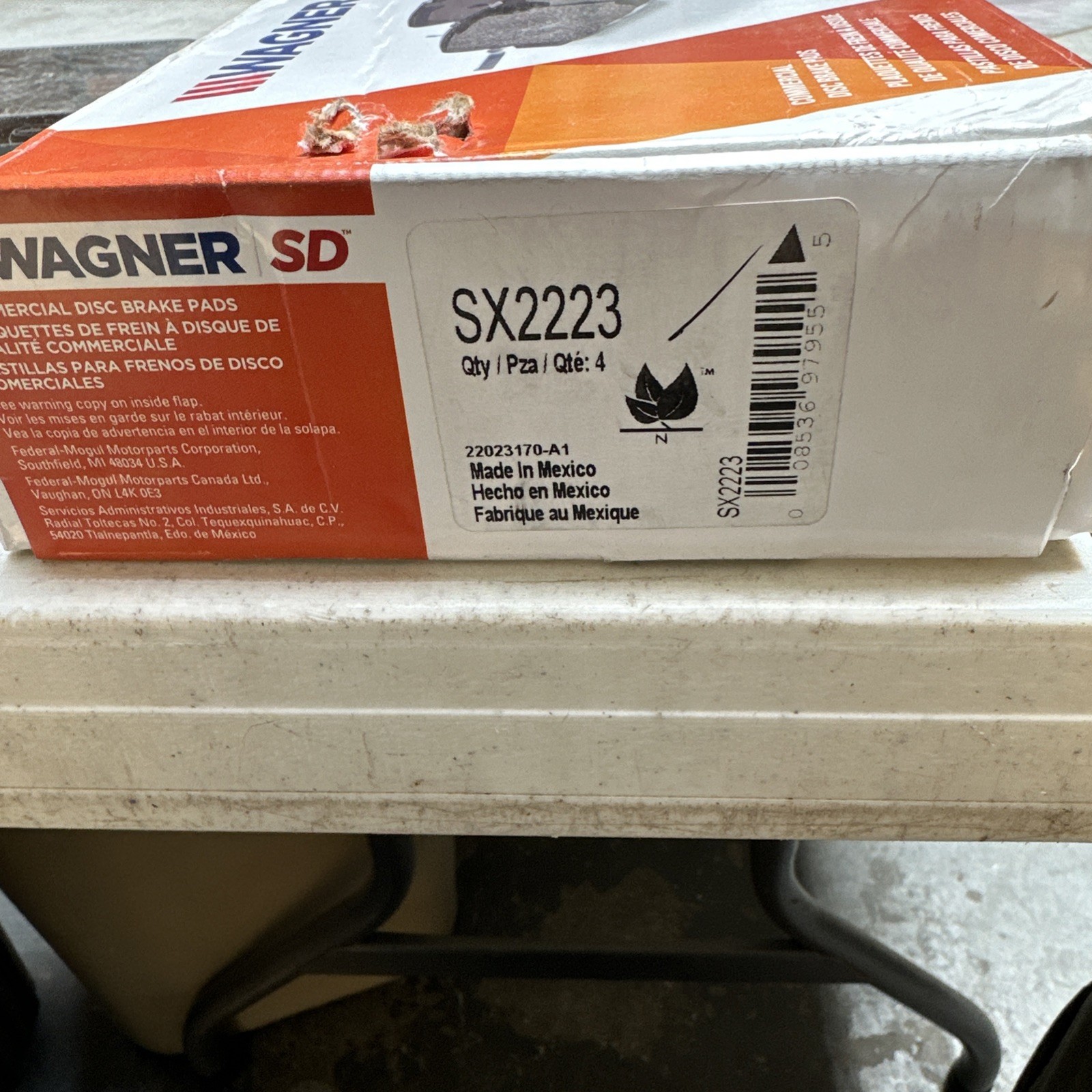 Wagner SX2223 Severe Duty Disc Brake Pad Set for 19-24 Ram 2500 3500 Front - Image 3
