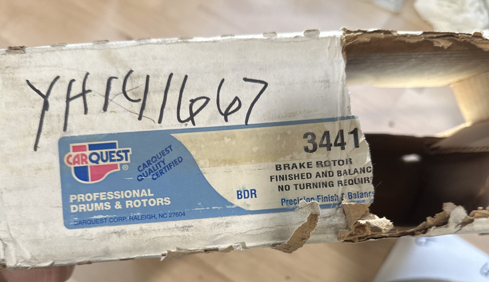 WearEver YH141667 Brake Rotor - Image 3