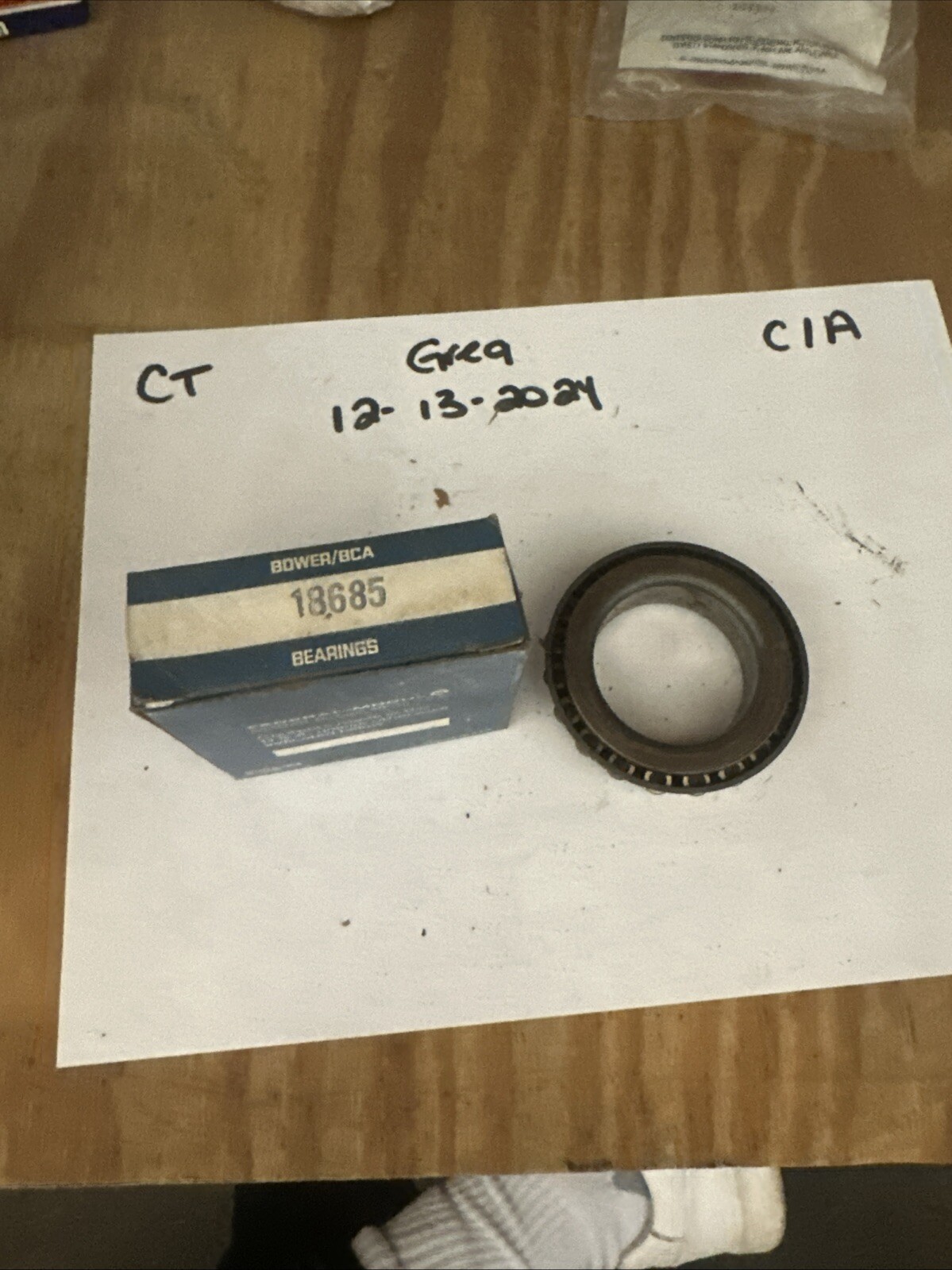 Wheel Bearing Bower BCA 18685