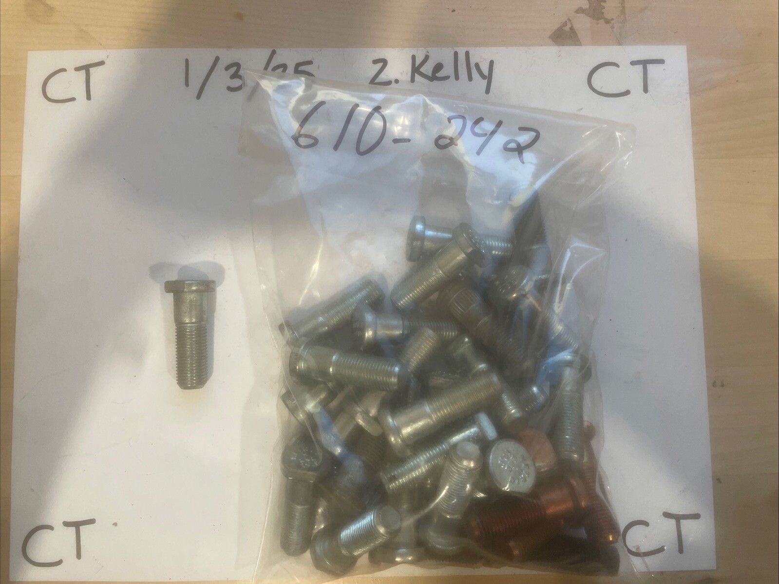 Wheel Lug Stud-Stud Dorman 610-242 (SOLD INDIVIDUALLY)