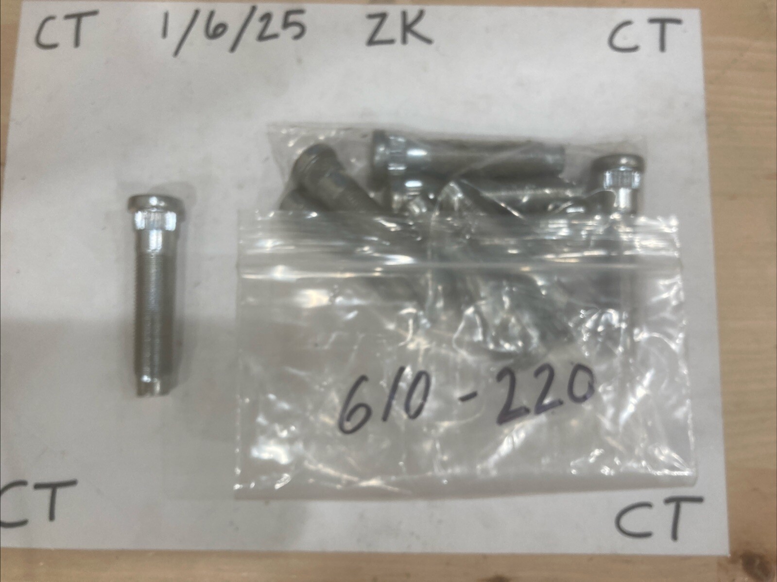 Wheel Lug Stud-Stud/Bolt Dorman 610-220 (SOLD INDIVIDUALLY)