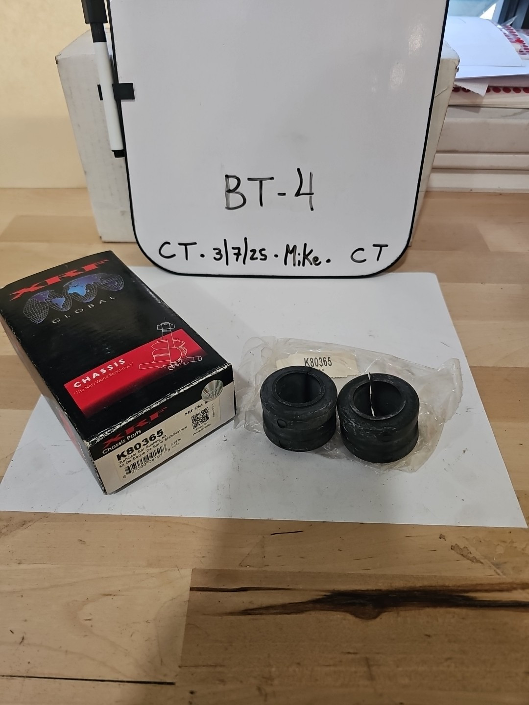 XRF K80365 Stabilizer Bar Bushing Kit Front To Frame