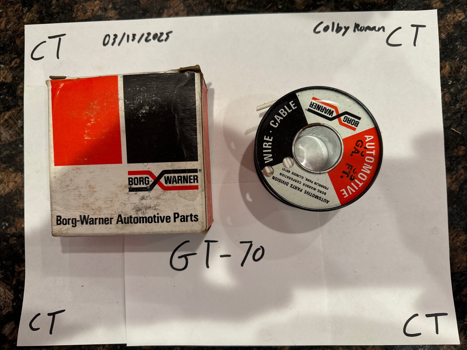 borg warner wire cable SWA-16W