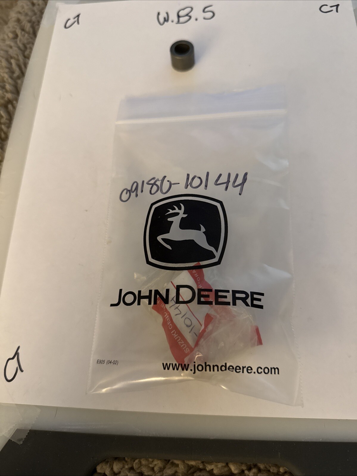 09180-10144-000 Suzuki Spacer(10.2x16x12) 0918010144000, New Genuine OEM Part