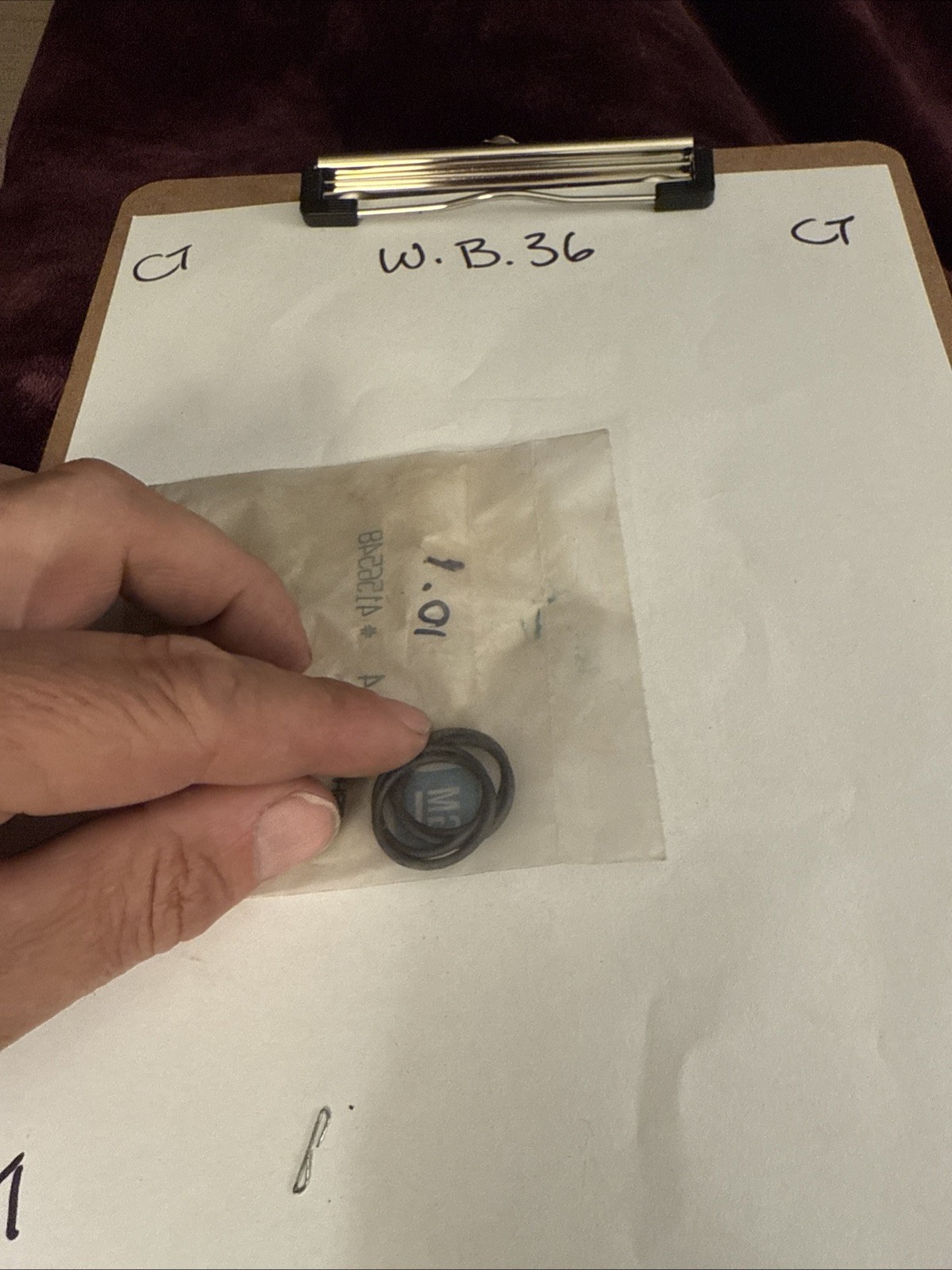 (1) 1967 1968 1969 Camaro & Firebird Door Handle Push Button Ring GM# 4156548 - Image 3