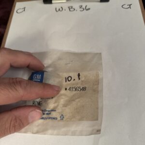 (1) 1967 1968 1969 Camaro & Firebird Door Handle Push Button Ring GM# 4156548