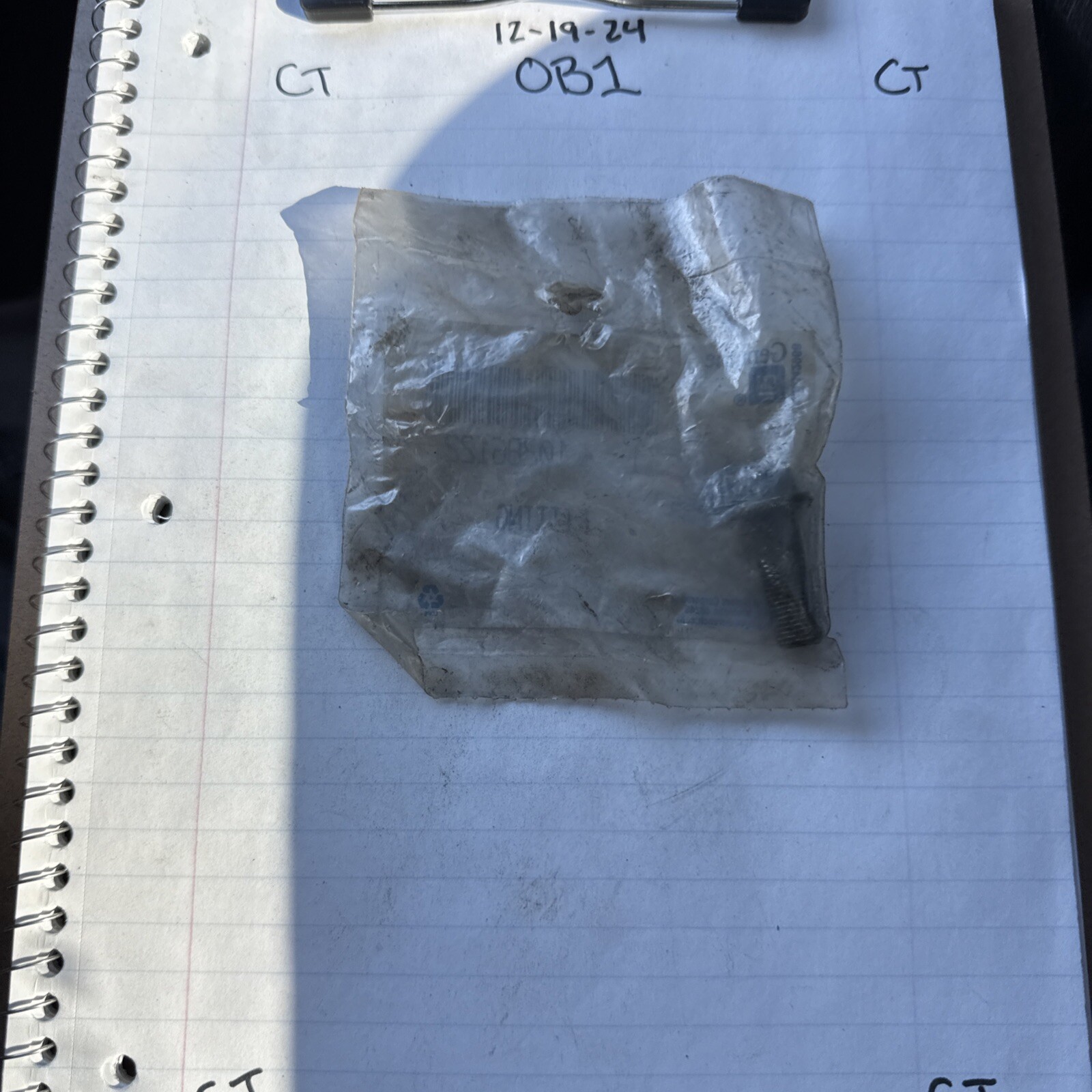 ( 1 ) GENUINE GM 11569590 Brake Caliper Hose Banjo Bolt - Image 3