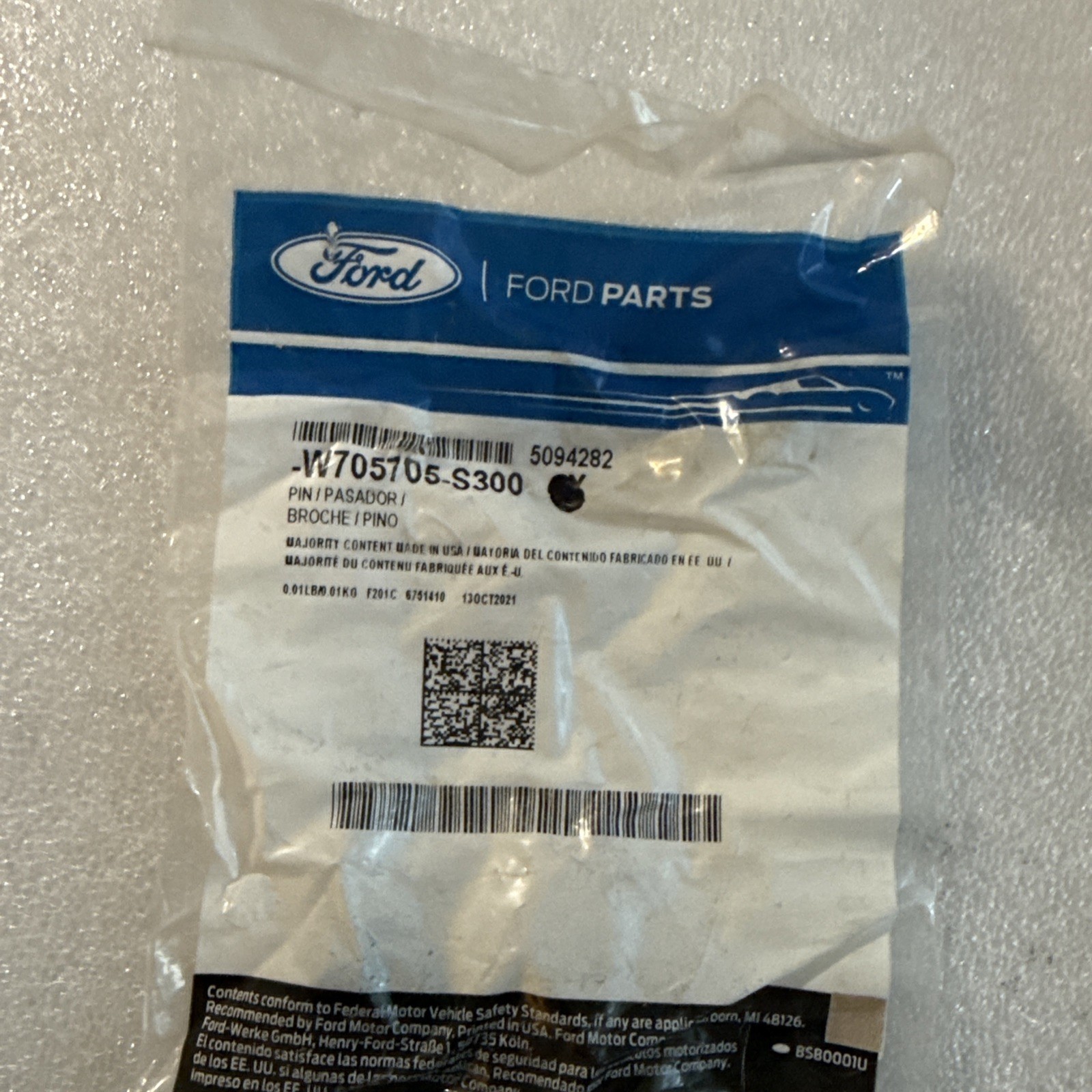 (1) Genuine Ford OE Pin W705705-S300 Sold Individually - Image 3